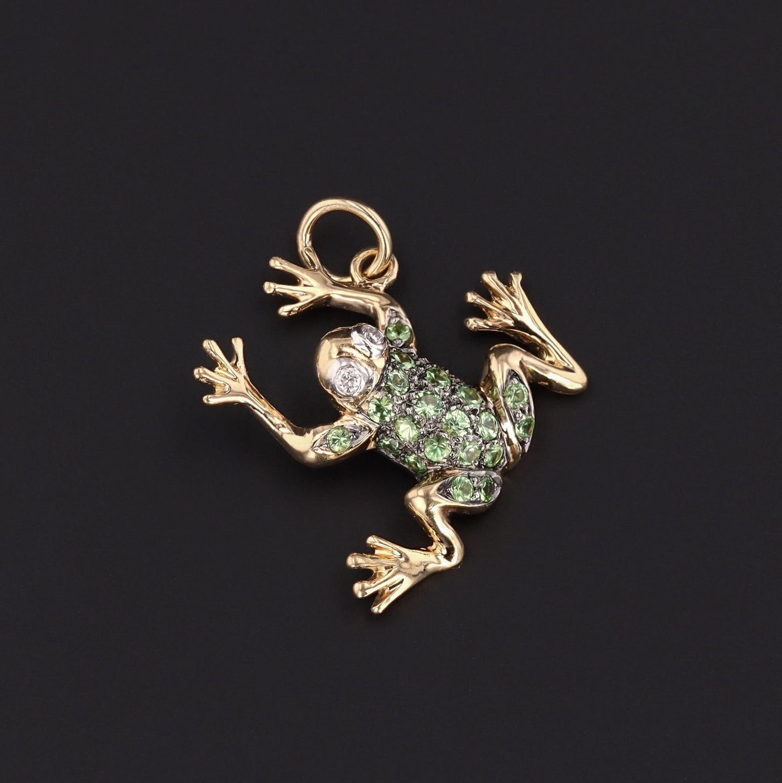 Frog Pendant | Vintage Frog Pendant - Trademark Antiques