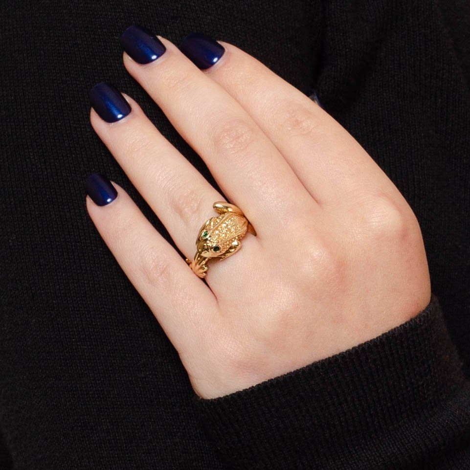 Frog Ring | Wrap Around Ring - Trademark Antiques