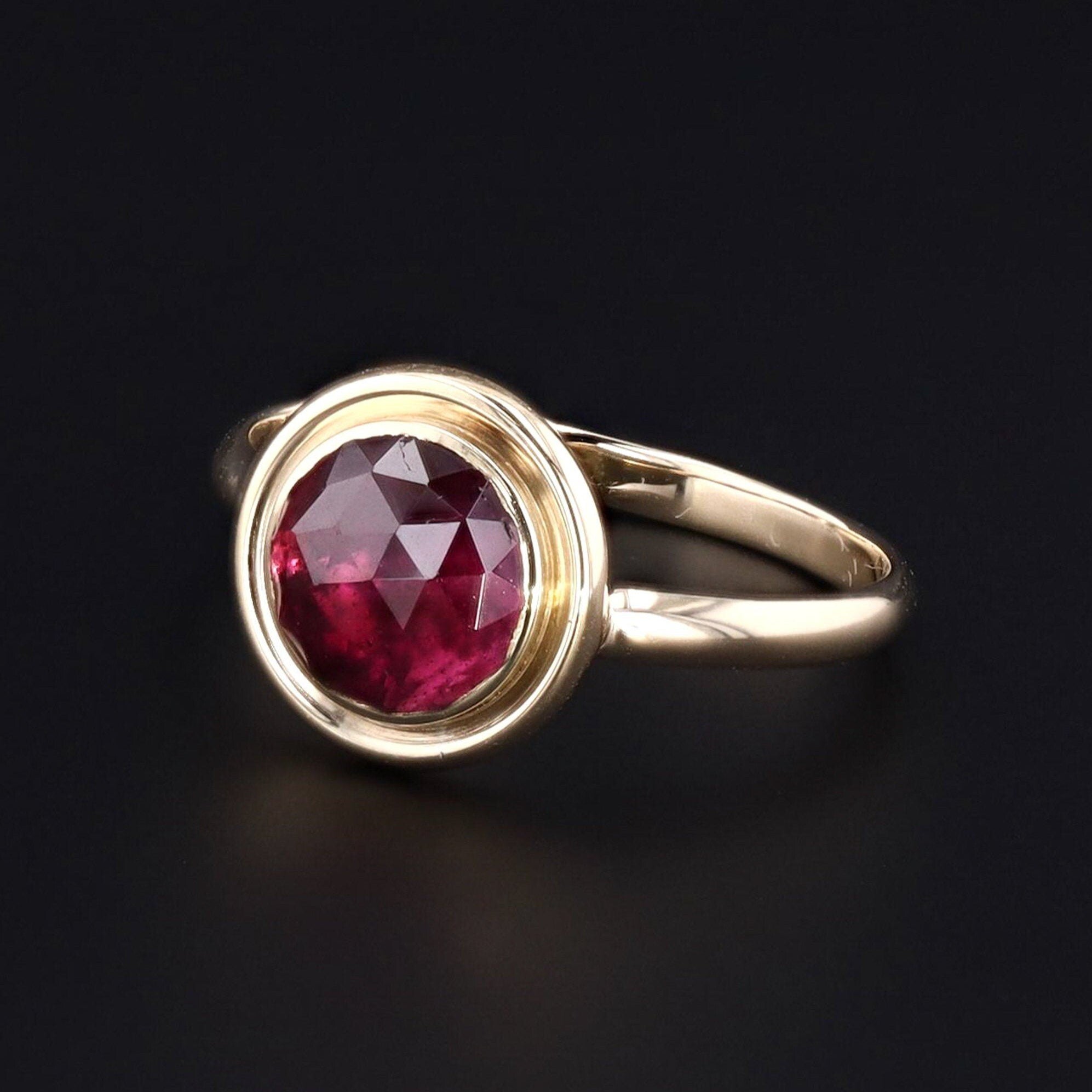 Garnet Ring | Antique Garnet Ring - Trademark Antiques