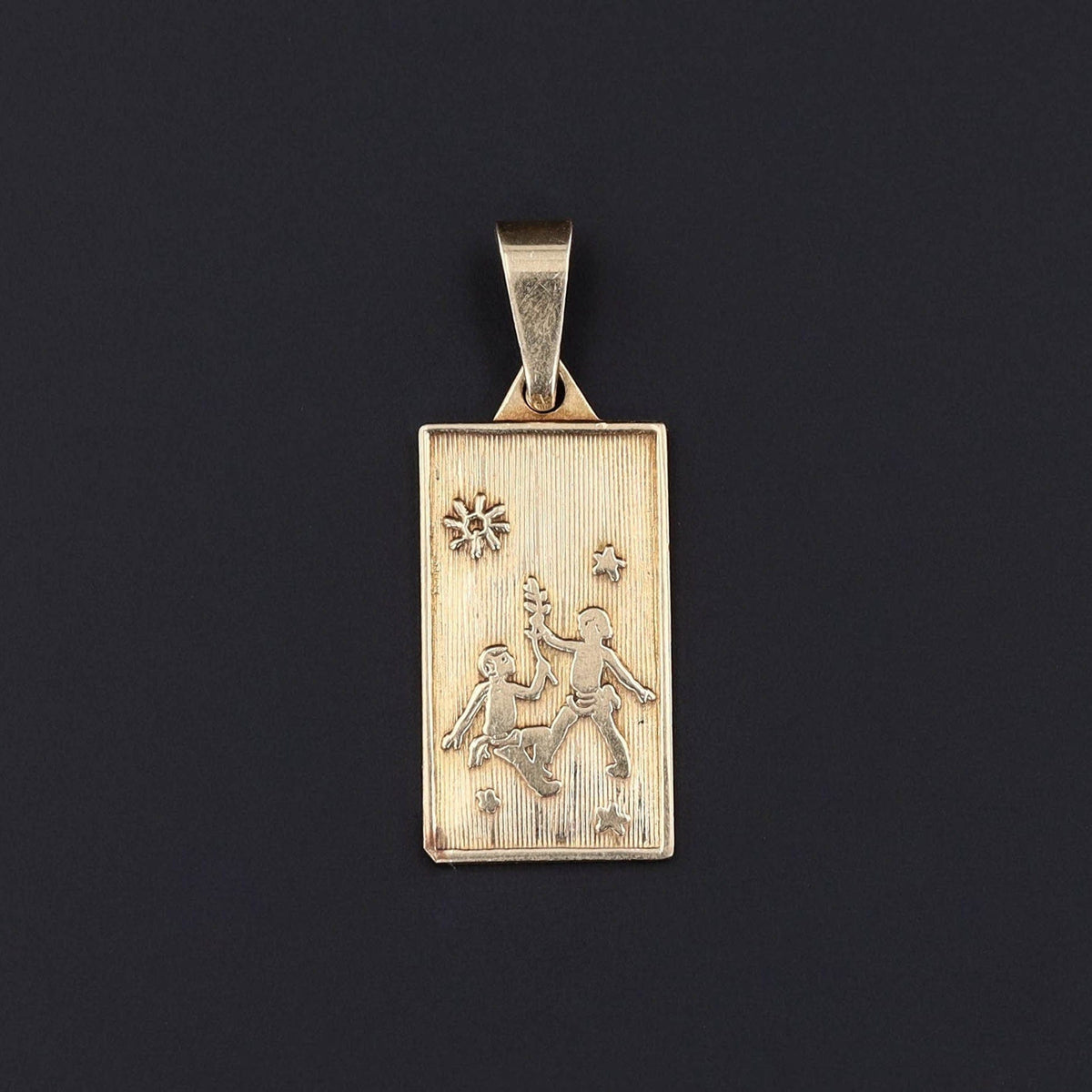Gemini Pendant | Vintage Charm - Trademark Antiques