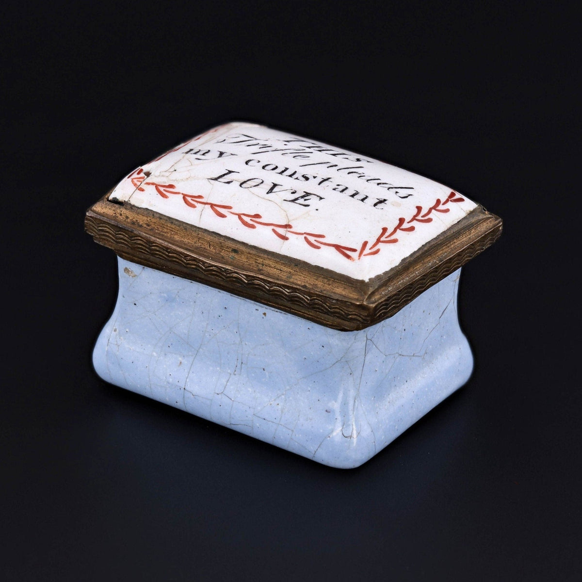 Georgian Enamel Patch Box - Trademark Antiques