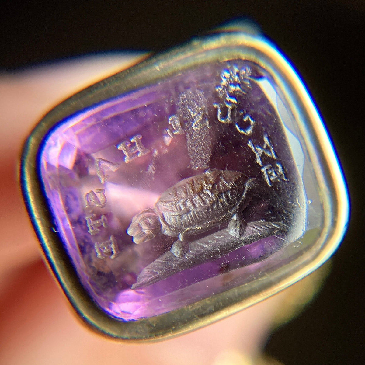 Georgian Fob Pendant on Split Ring - Trademark Antiques