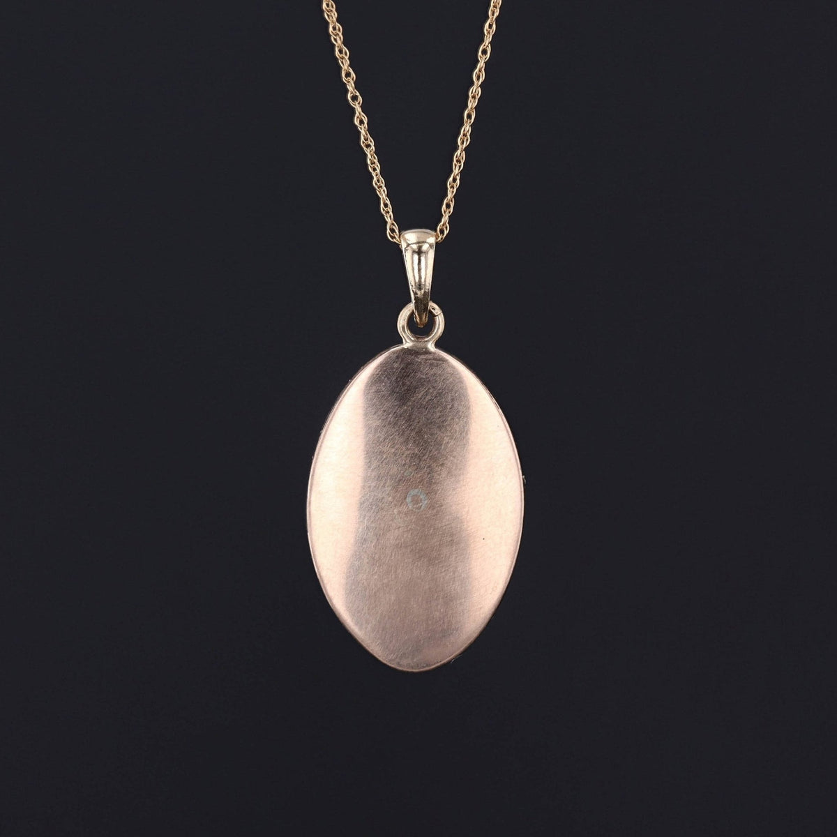 Georgian Mourning Pendant | 18k Gold Pendant with Optional 10k Chain - Trademark Antiques