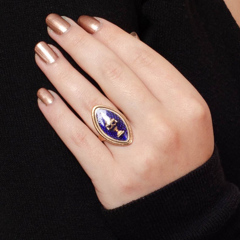 Georgian Mourning Ring | Urn Ring - Trademark Antiques