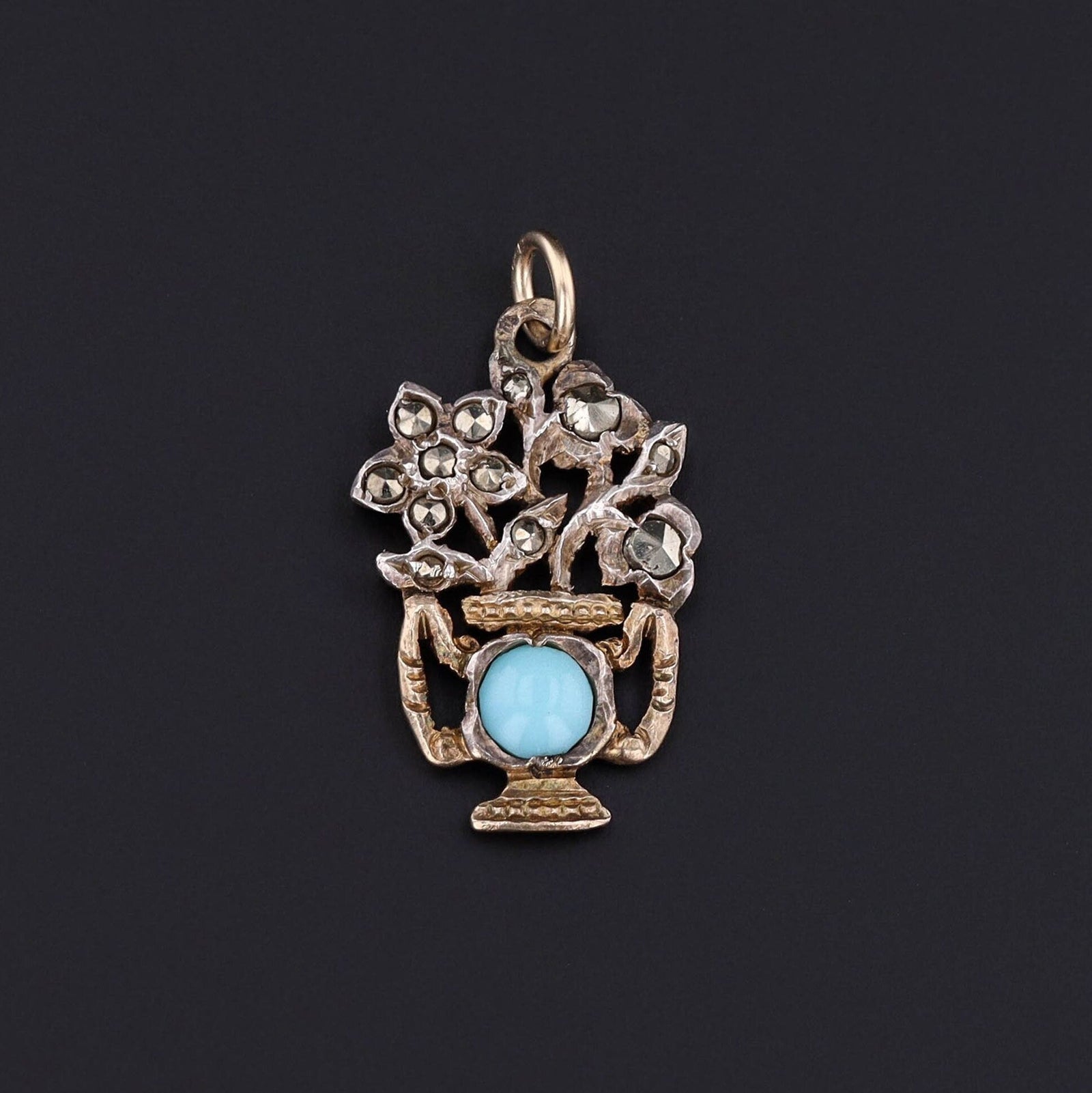 Giardinetti Pendant | Flower Charm - Trademark Antiques