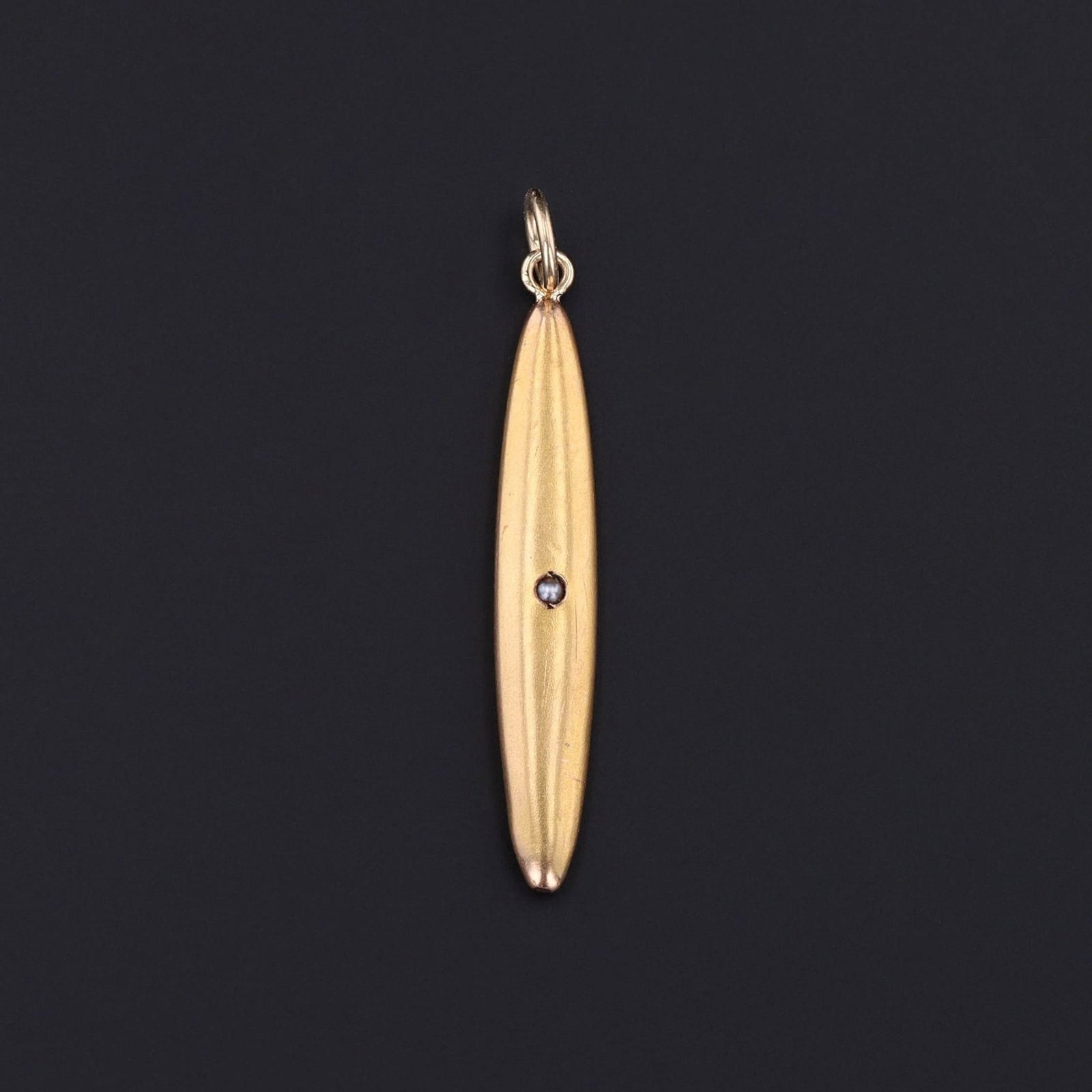 Gold Pendant | Bar Pendant - Trademark Antiques
