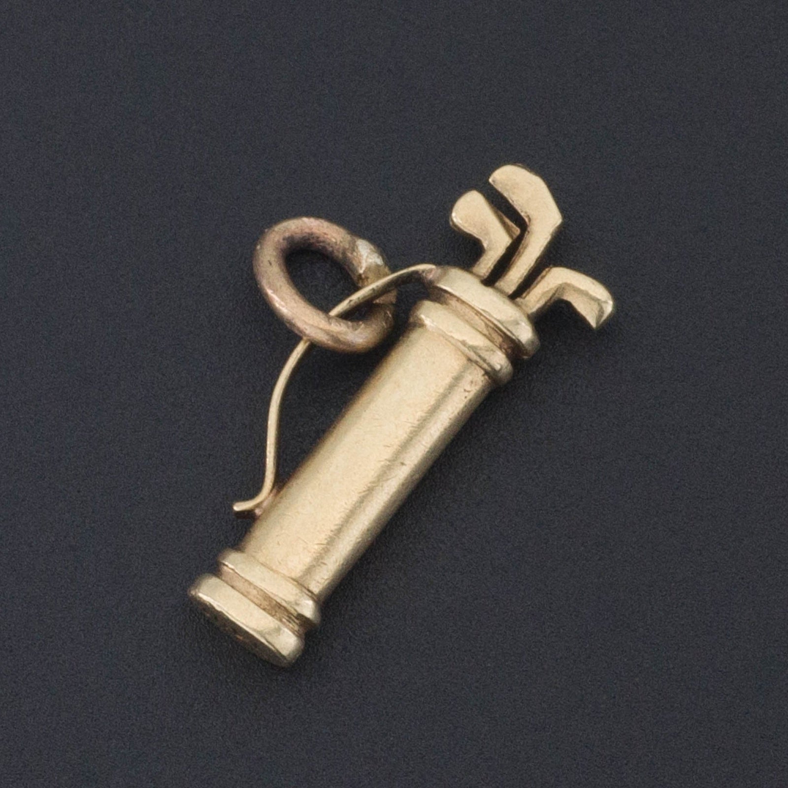 Golf Club Charm | Vintage 14k Gold Charm - Trademark Antiques