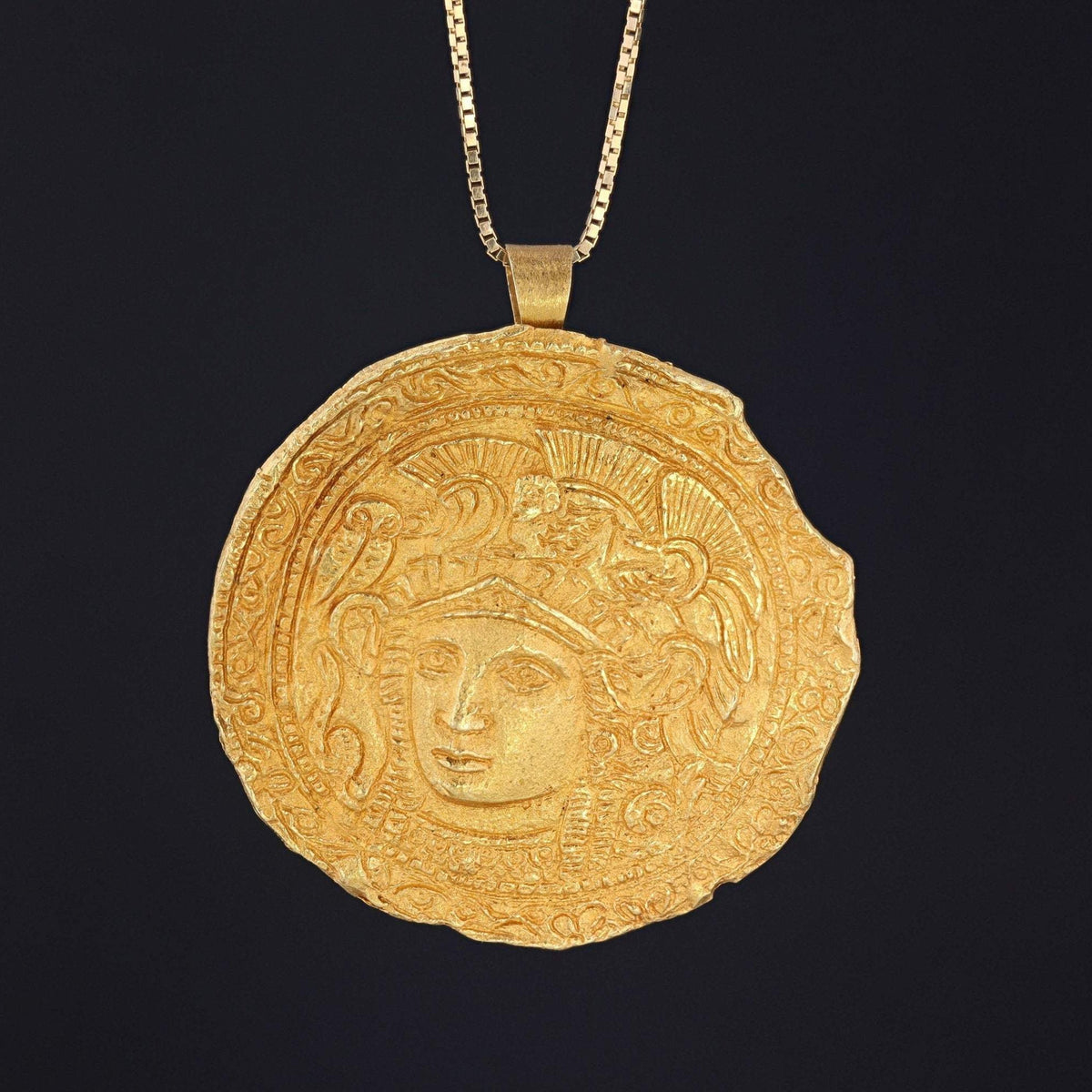 Greek Goddess Pendant | Athena Pendant - Trademark Antiques