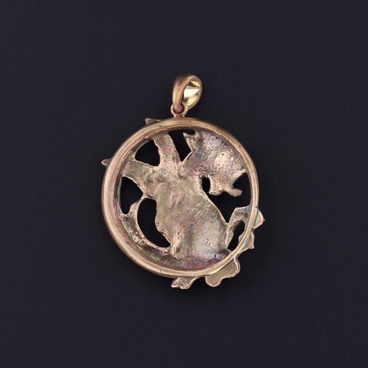Griffin Pendant | 14k Gold Pendant - Trademark Antiques
