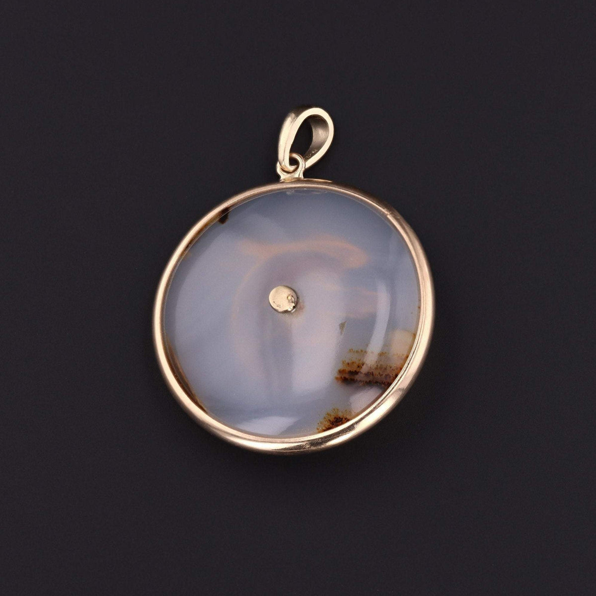 Griffin Pendant | Agate &amp; Diamond Griffin Pendant - Trademark Antiques