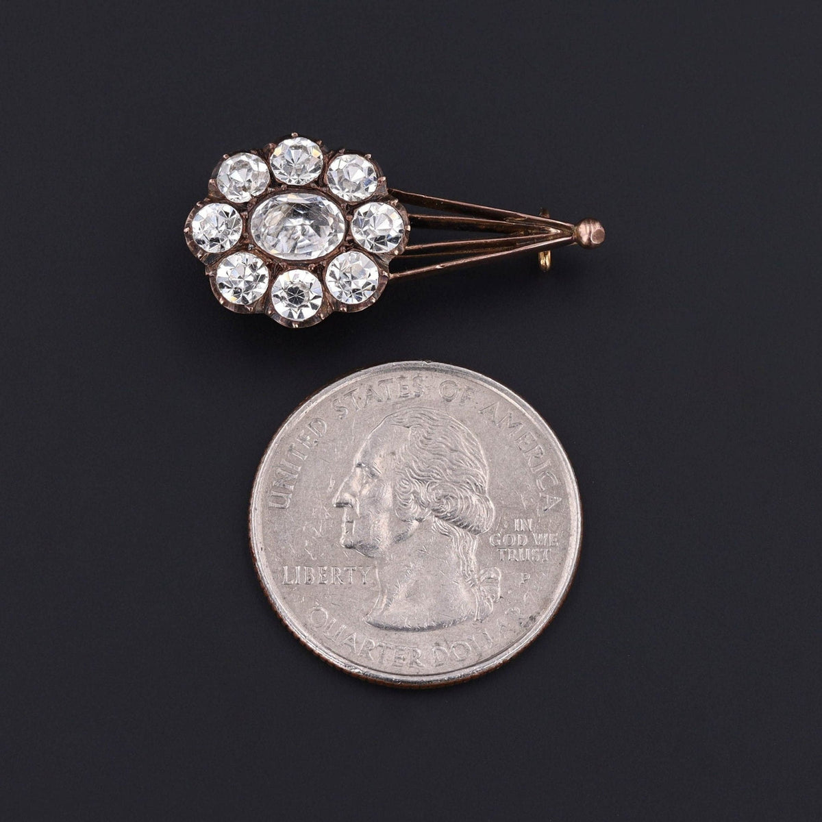 Halley's Comet Brooch | Halo Brooch - Trademark Antiques