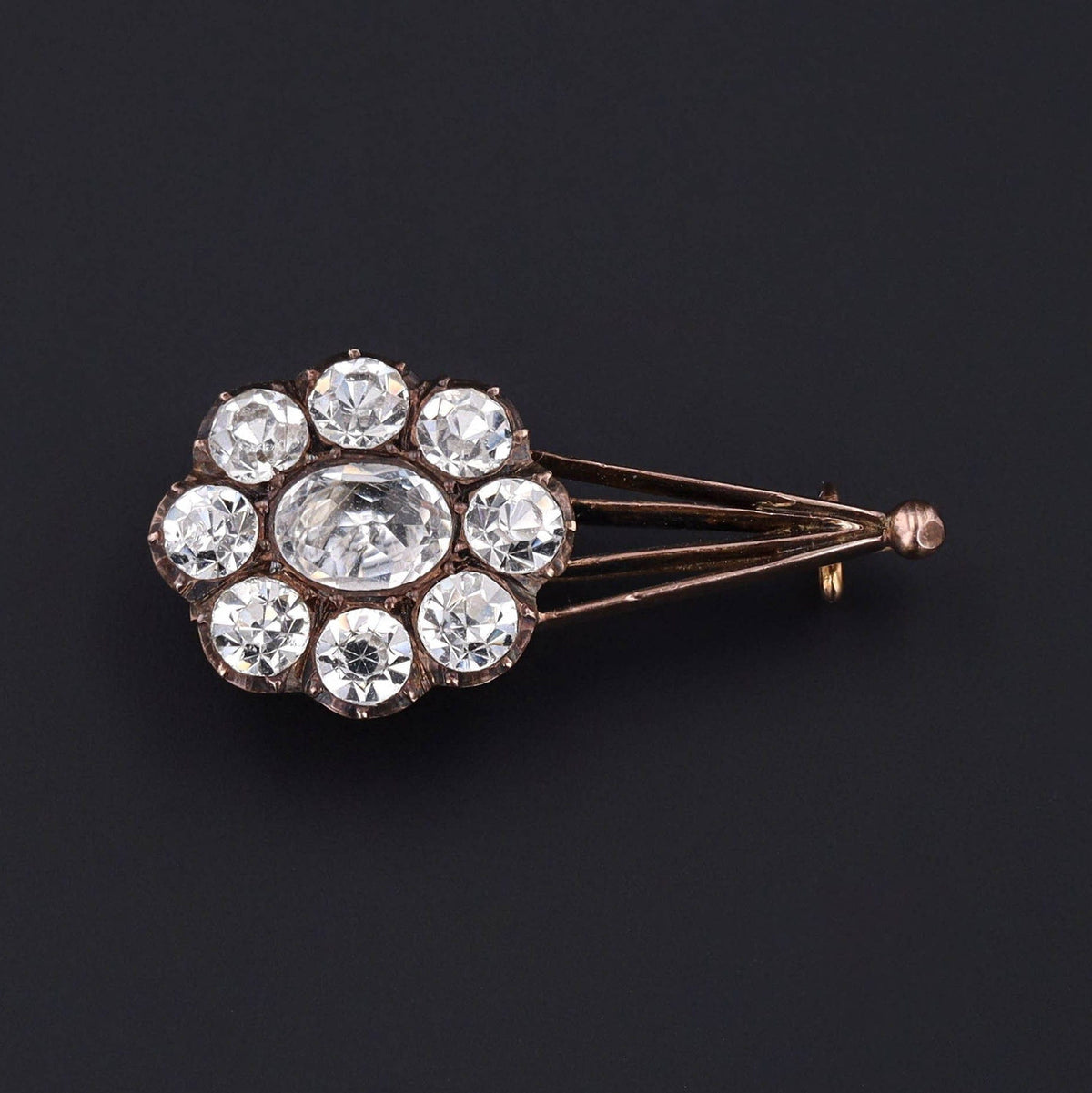 Halley's Comet Brooch | Halo Brooch - Trademark Antiques