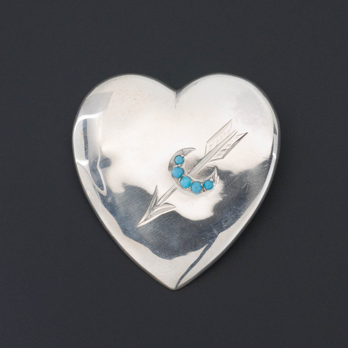 Heart Brooch | Antique Brooch - Trademark Antiques
