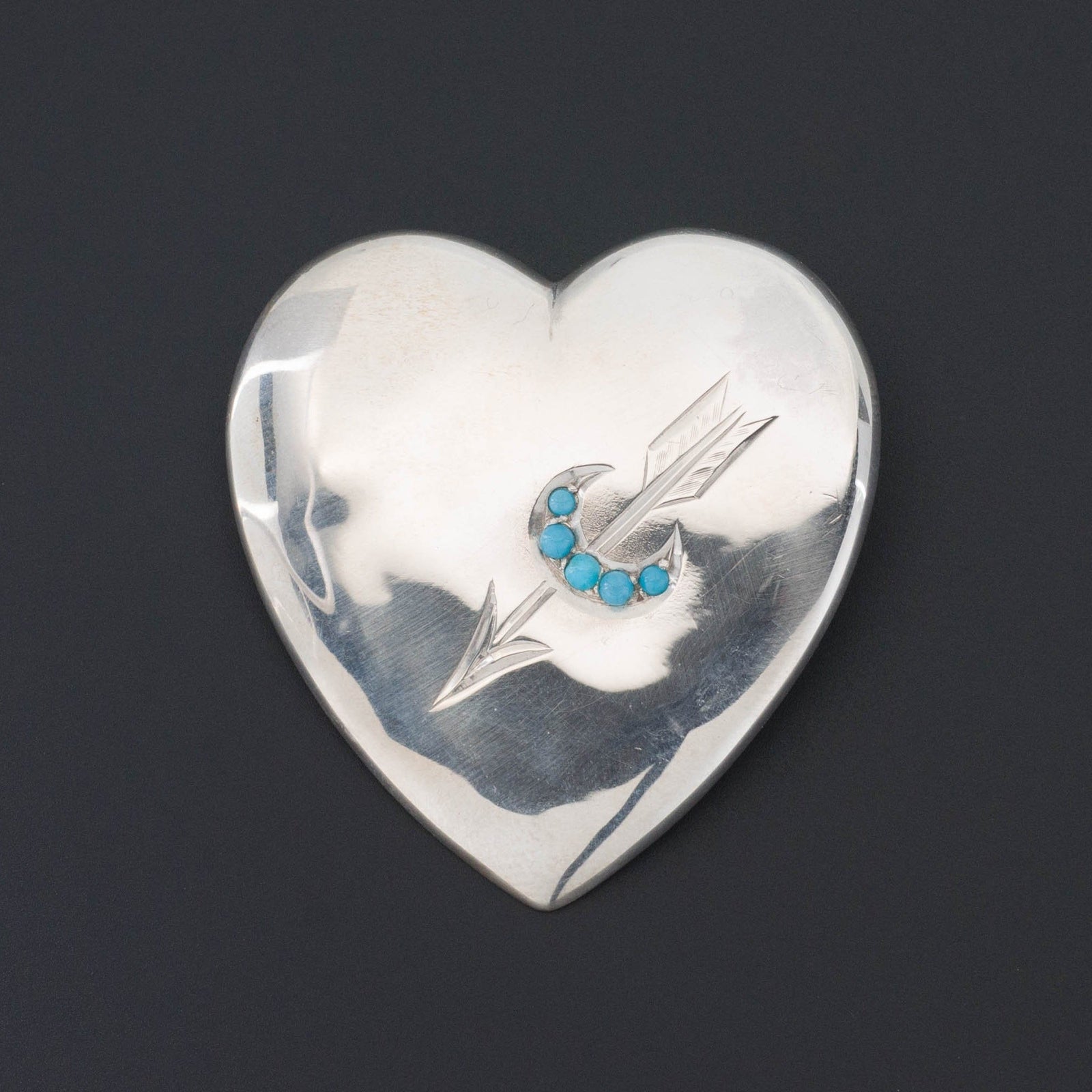 Heart Brooch | Antique Brooch - Trademark Antiques