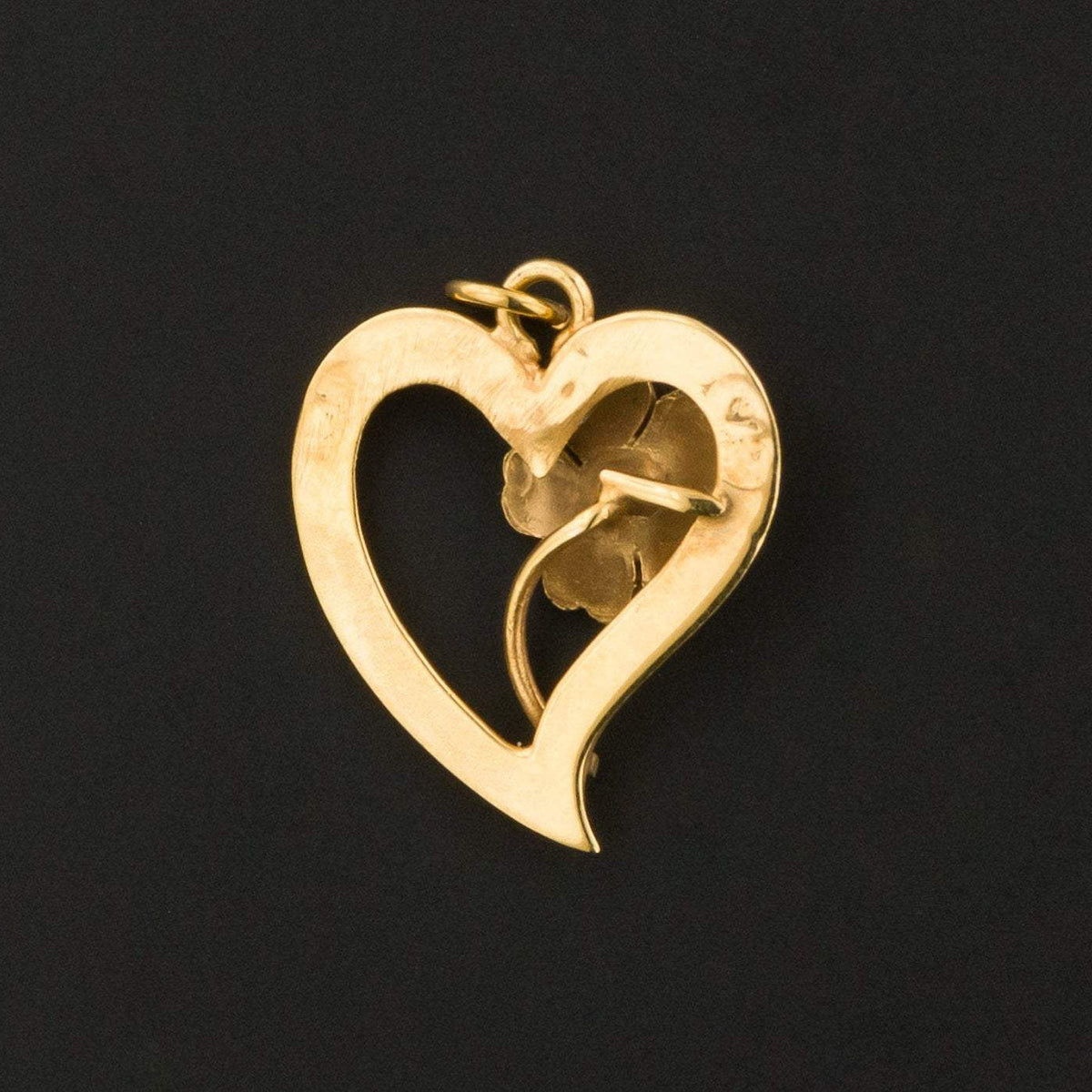 Heart Charm | Antique Heart Charm - Trademark Antiques