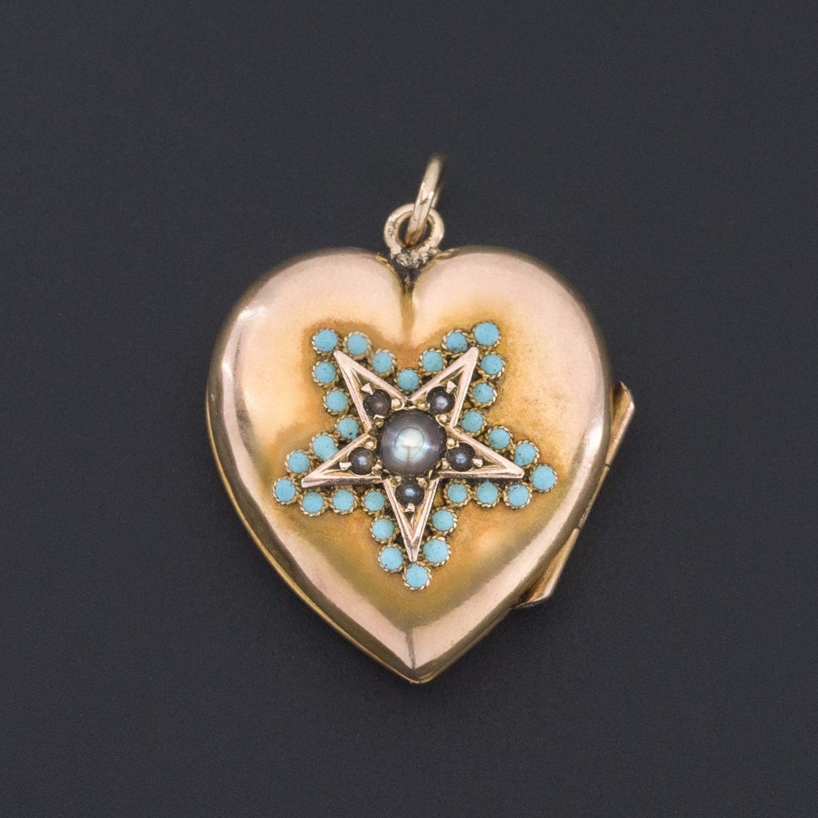 Heart Locket | Antique Heart Locket - Trademark Antiques