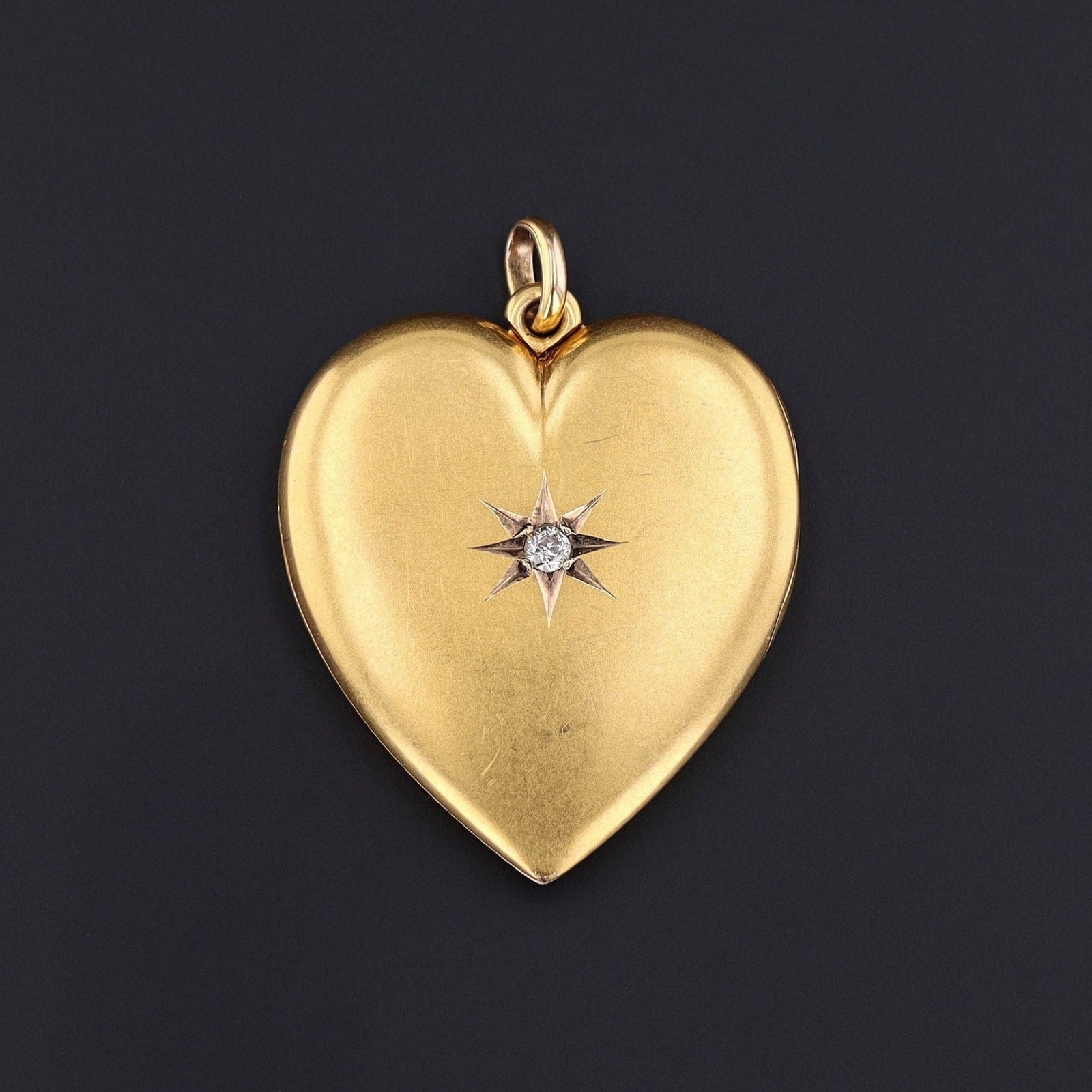 Heart Locket | Antique Locket - Trademark Antiques