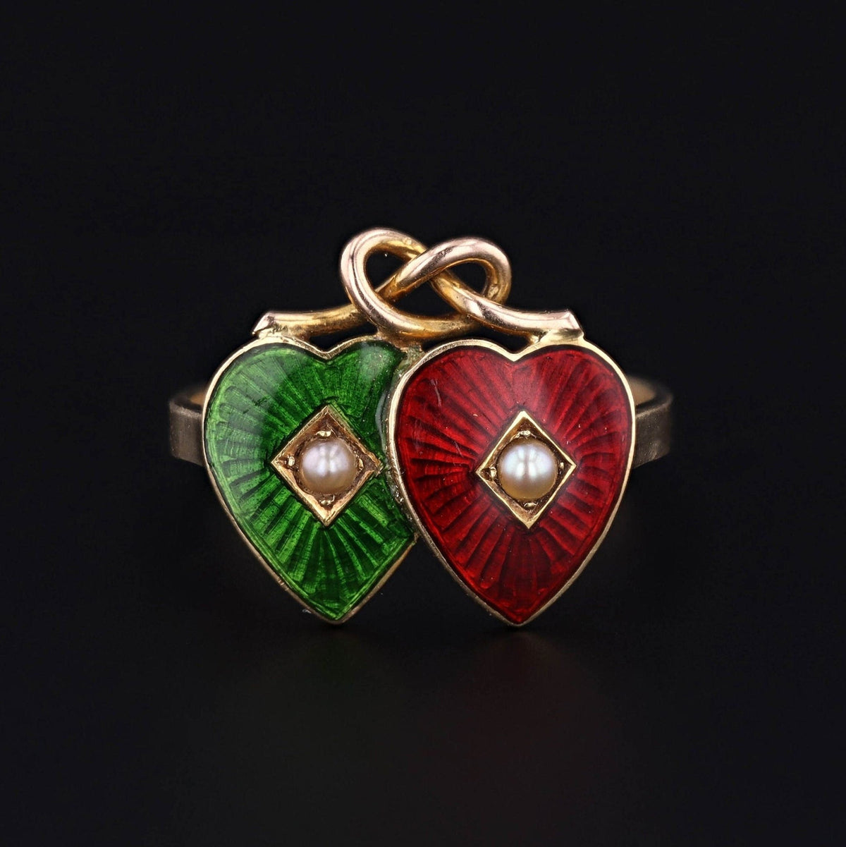 Heart Ring | Love Knot Ring - Trademark Antiques