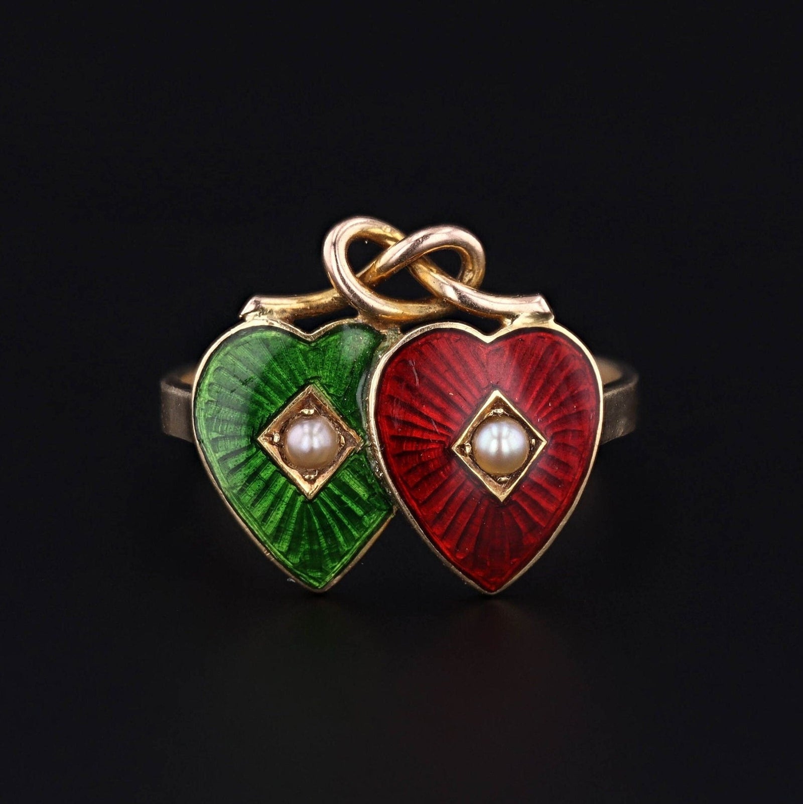 Heart Ring | Love Knot Ring - Trademark Antiques