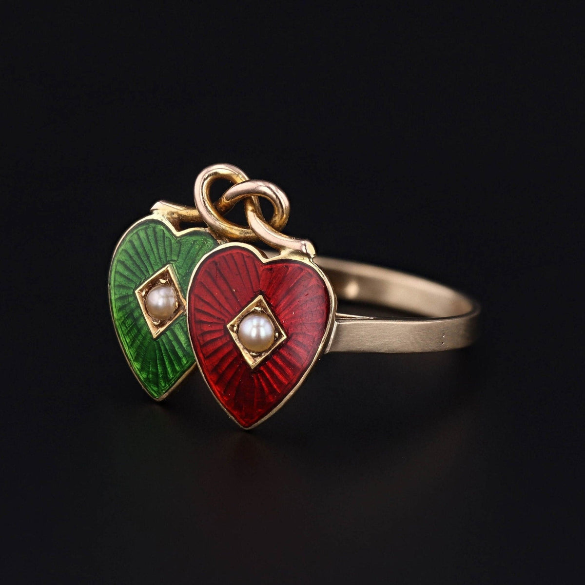 Heart Ring | Love Knot Ring - Trademark Antiques