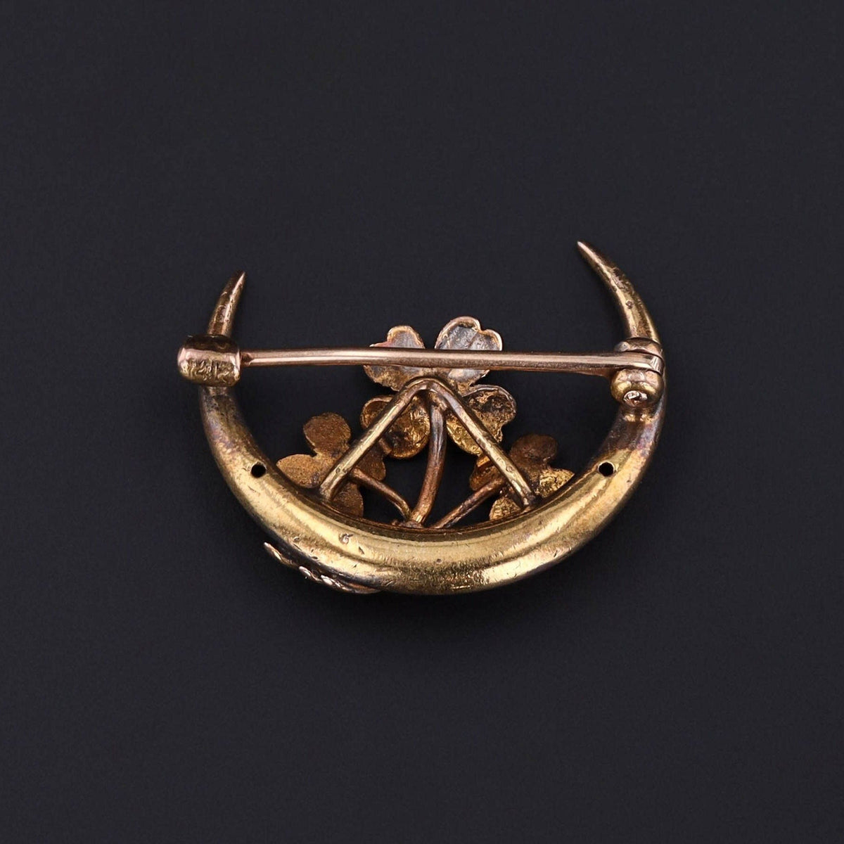 Honeymooon Brooch | Clover Brooch - Trademark Antiques