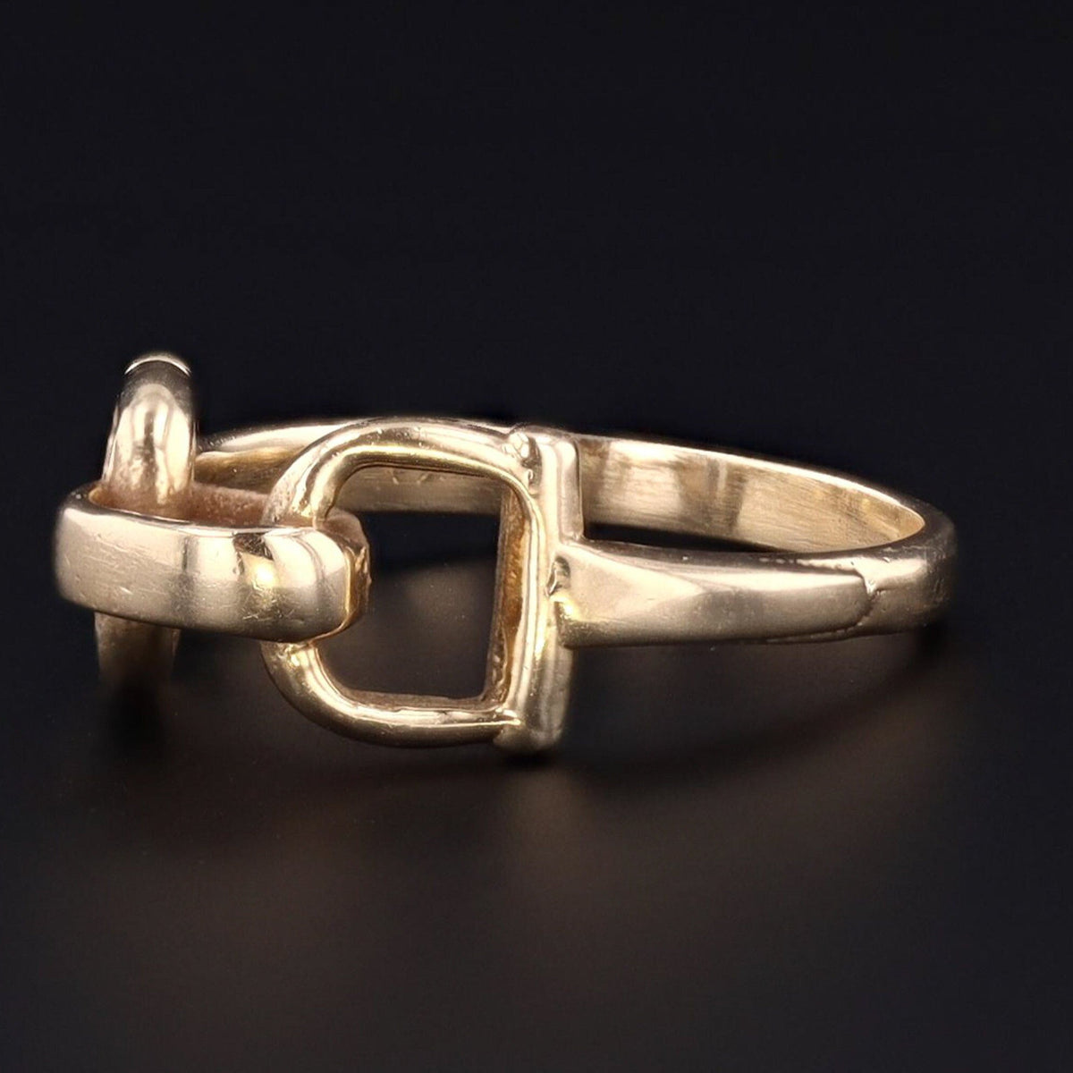 Horse Bit Ring | 14k Gold Ring - Trademark Antiques