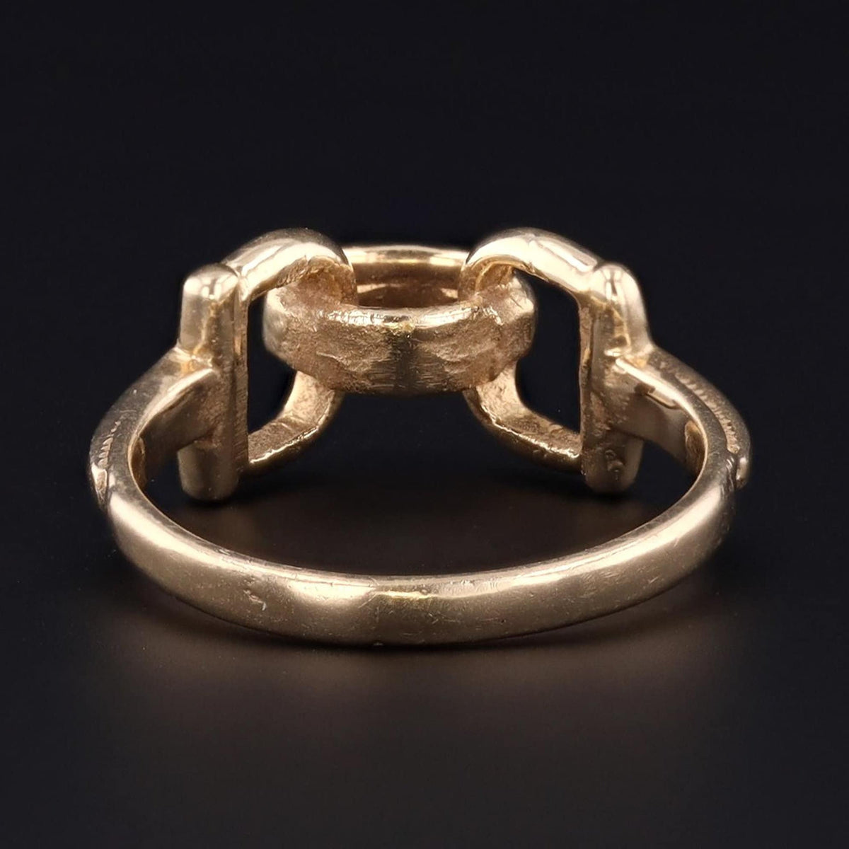 Horse Bit Ring | 14k Gold Ring - Trademark Antiques