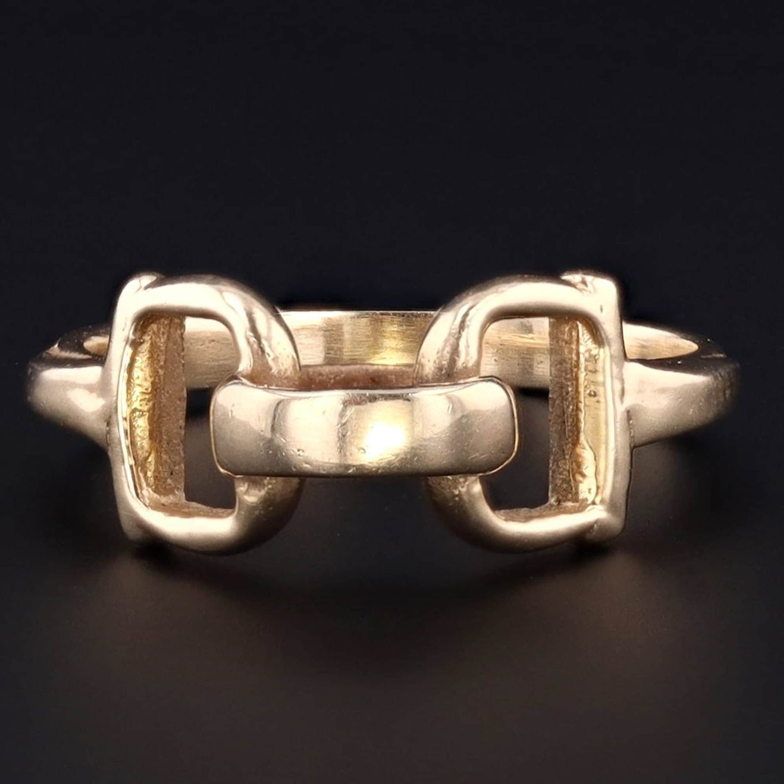 Horse Bit Ring | 14k Gold Ring - Trademark Antiques