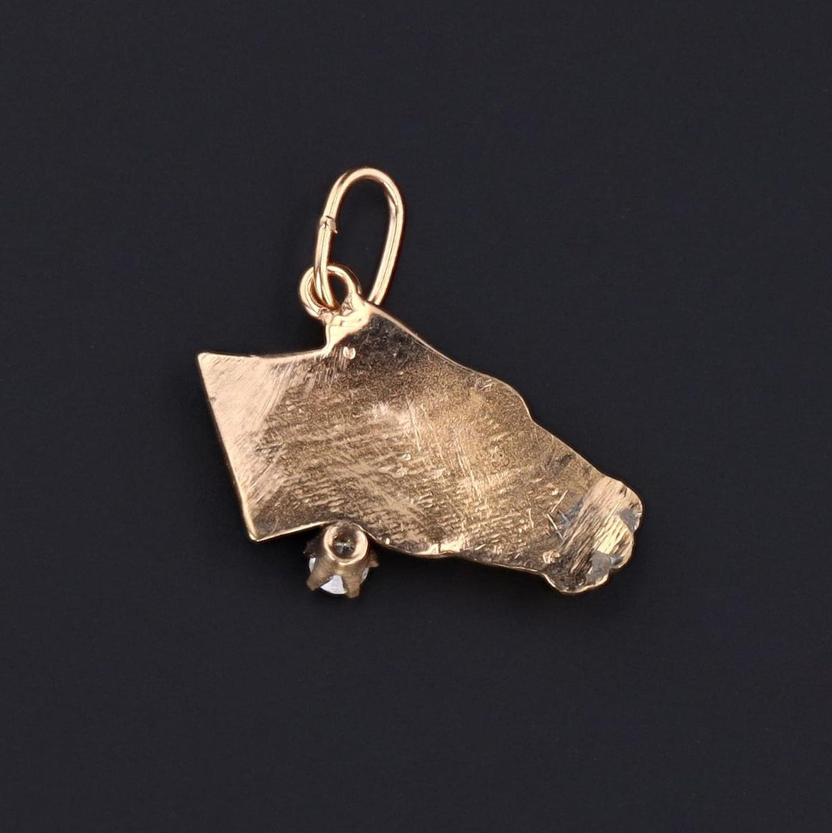 Horse Head Charm or Pendant | 14k Gold Horse Charm - Trademark Antiques