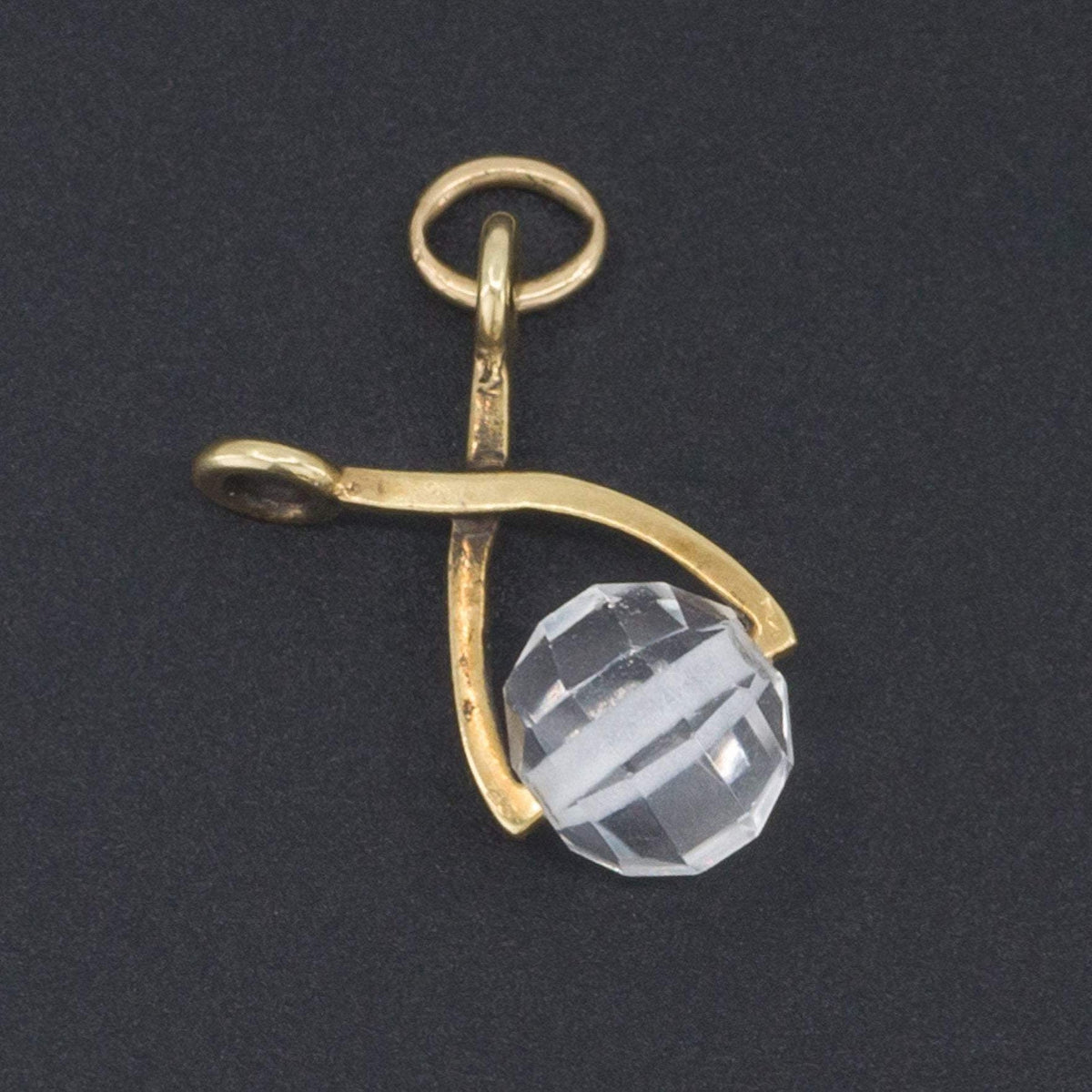 Ice Cube in Ice Tongs Charm | Celebration Charm - Trademark Antiques