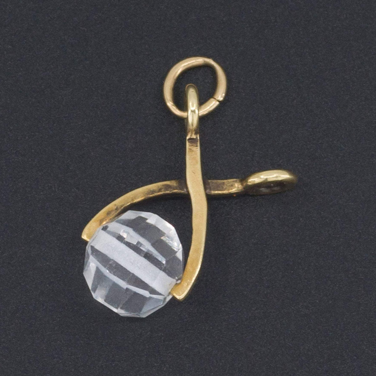 Ice Cube in Ice Tongs Charm | Celebration Charm - Trademark Antiques