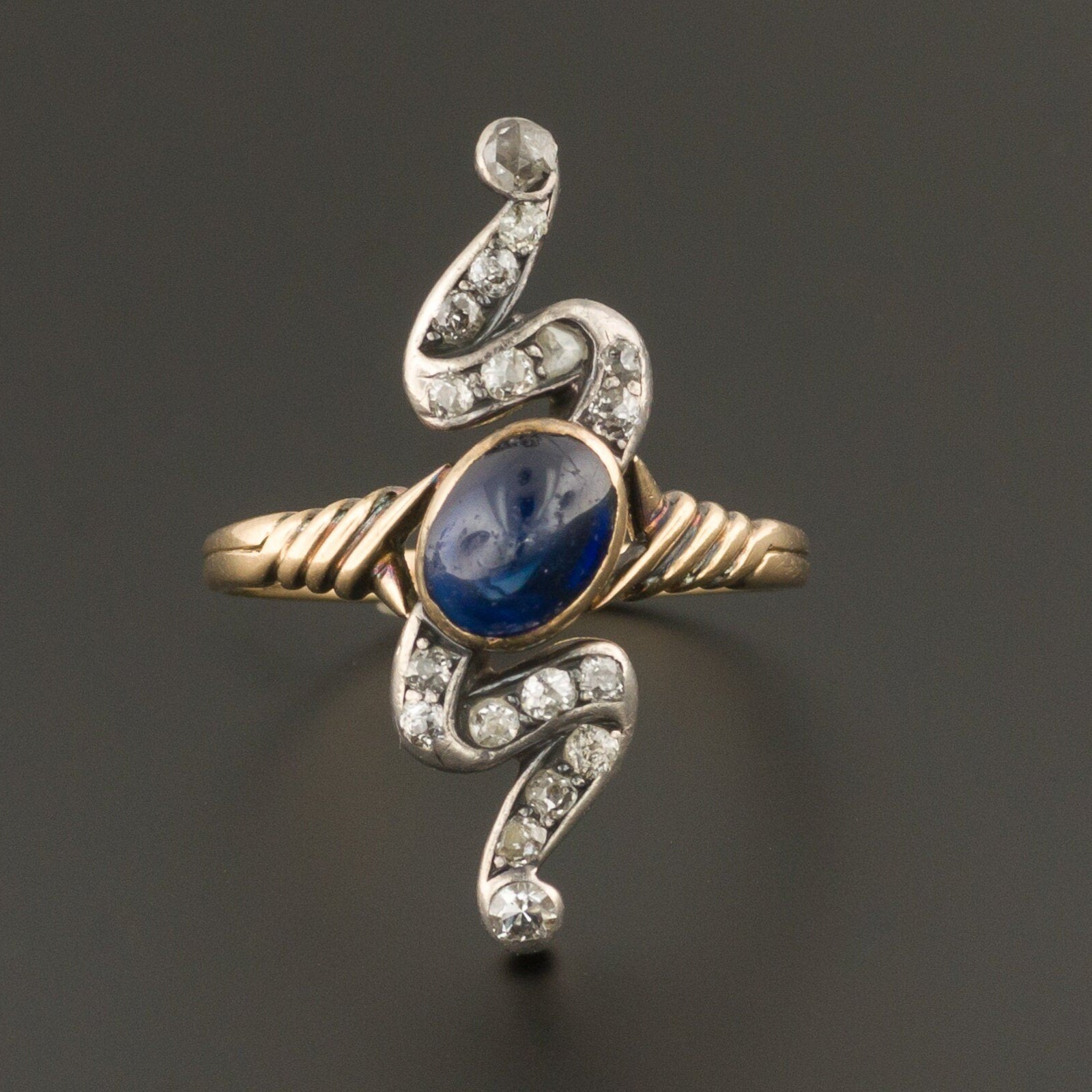 Sapphire & Diamond Ring | Antique Ring 