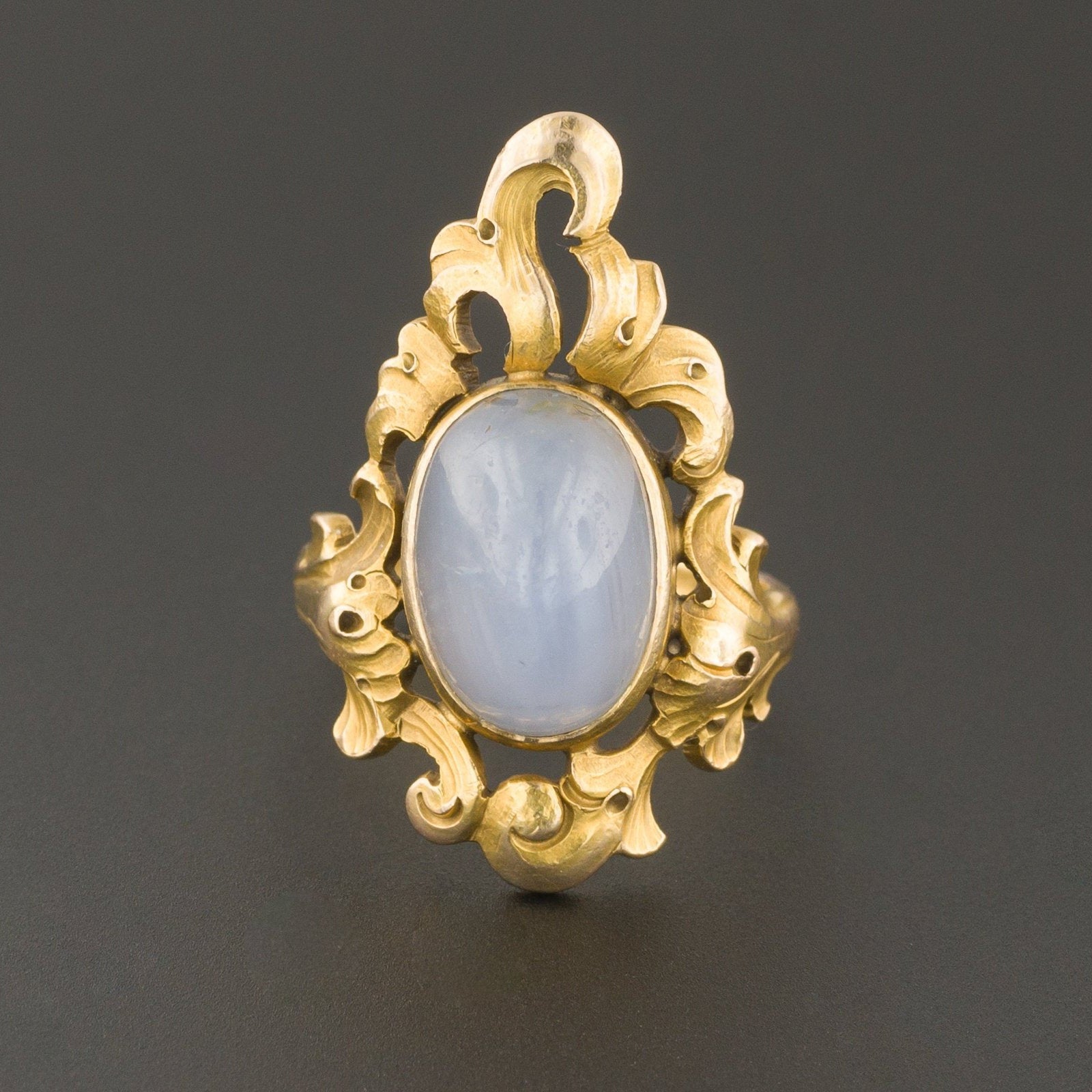 Star Sapphire Ring | Antique Ring-Trademark Antiques