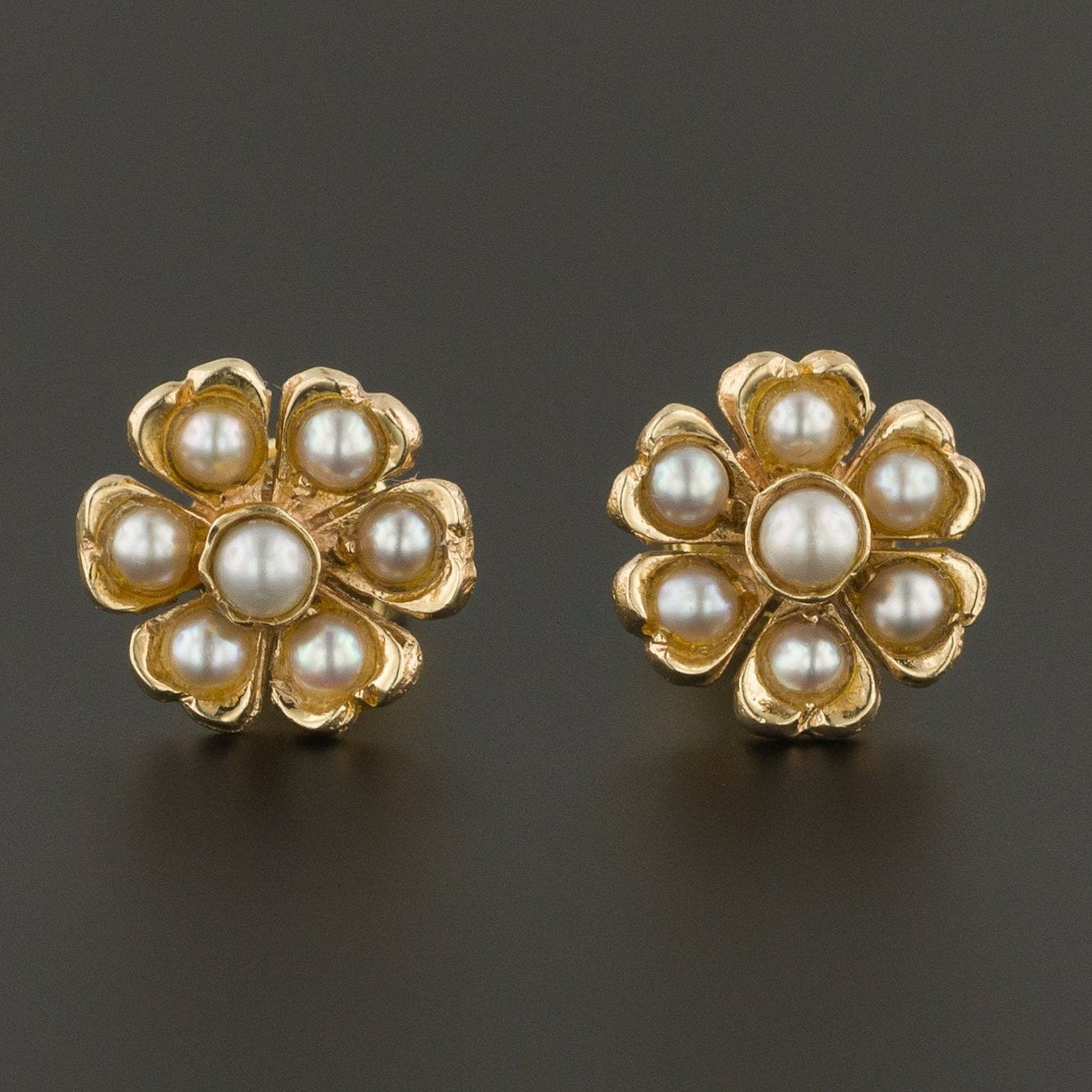 Pearl & Turquoise Branch Earrings | Antique Pin Conversion Earrings | Pearl Earrings | Climber Earrings | Bridal Earrings