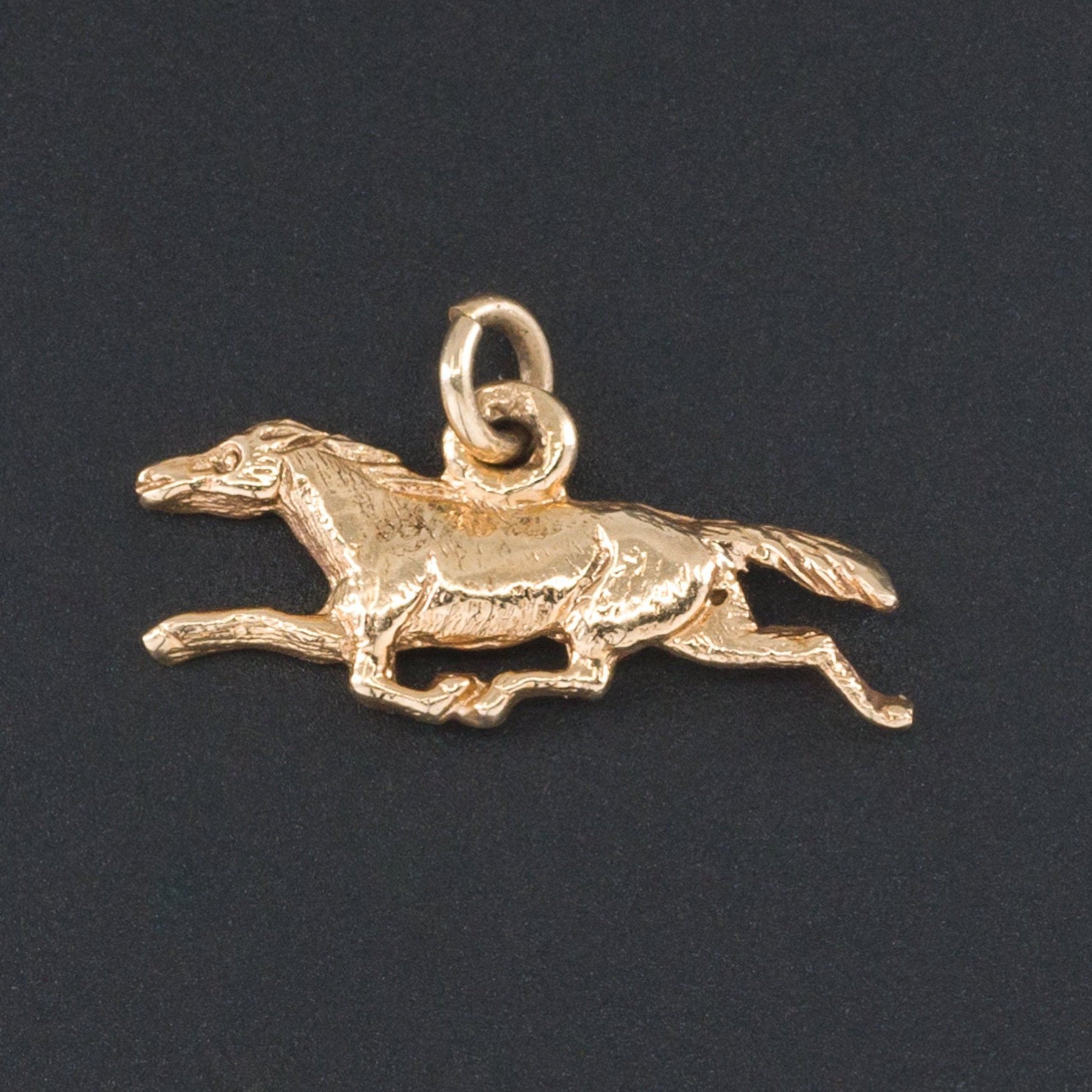 Horse Charm or Pendant | 14k Gold Horse-Trademark Antiques