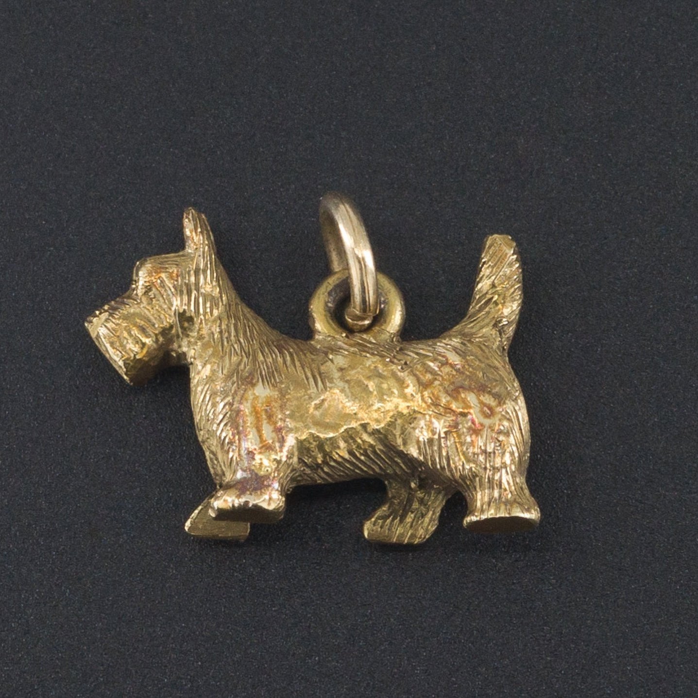 Vintage Scottie Dog Charm | Dog Charm-Trademark Antiques