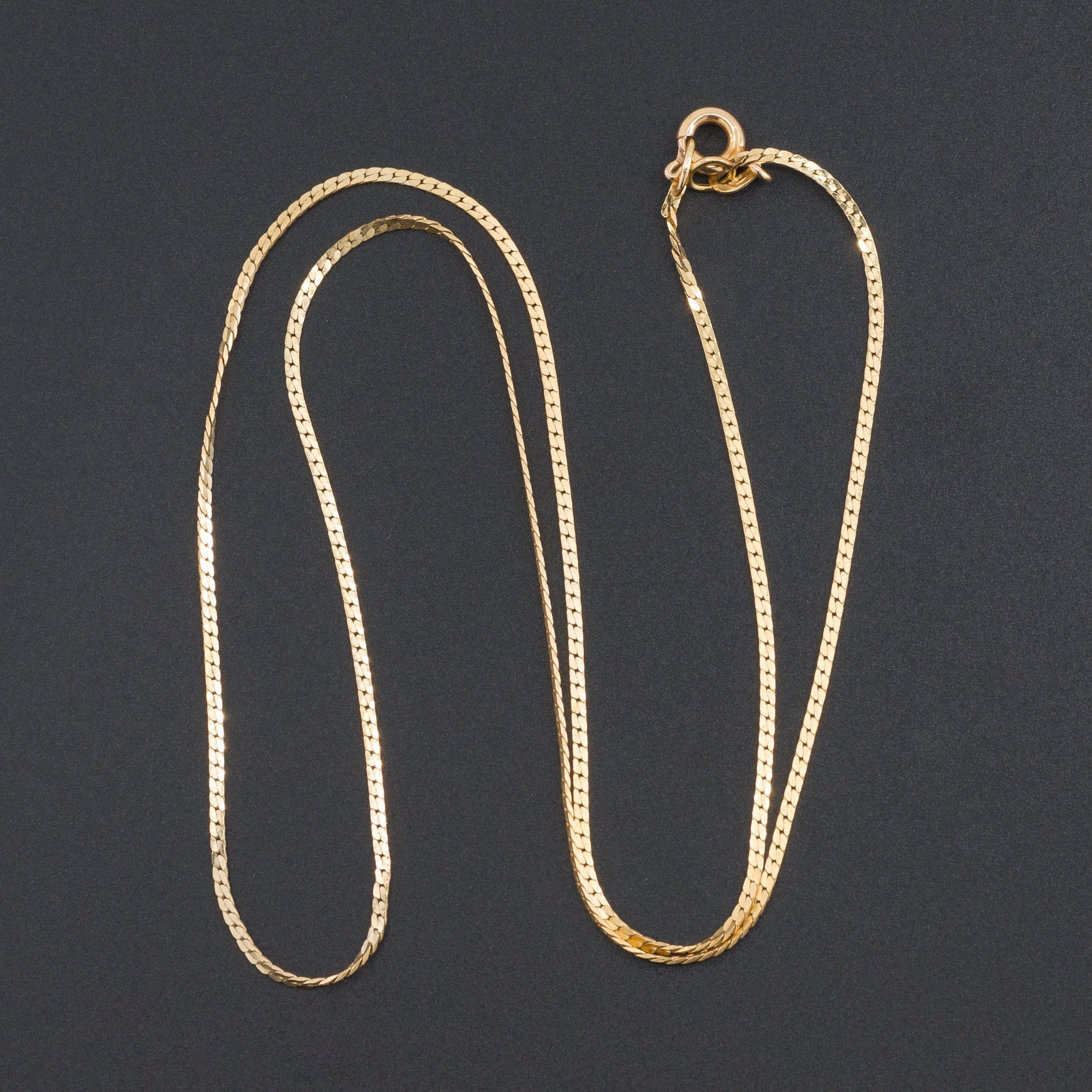 14k Gold Cable Chain | Vintage 14k Chain-Trademark Antiques
