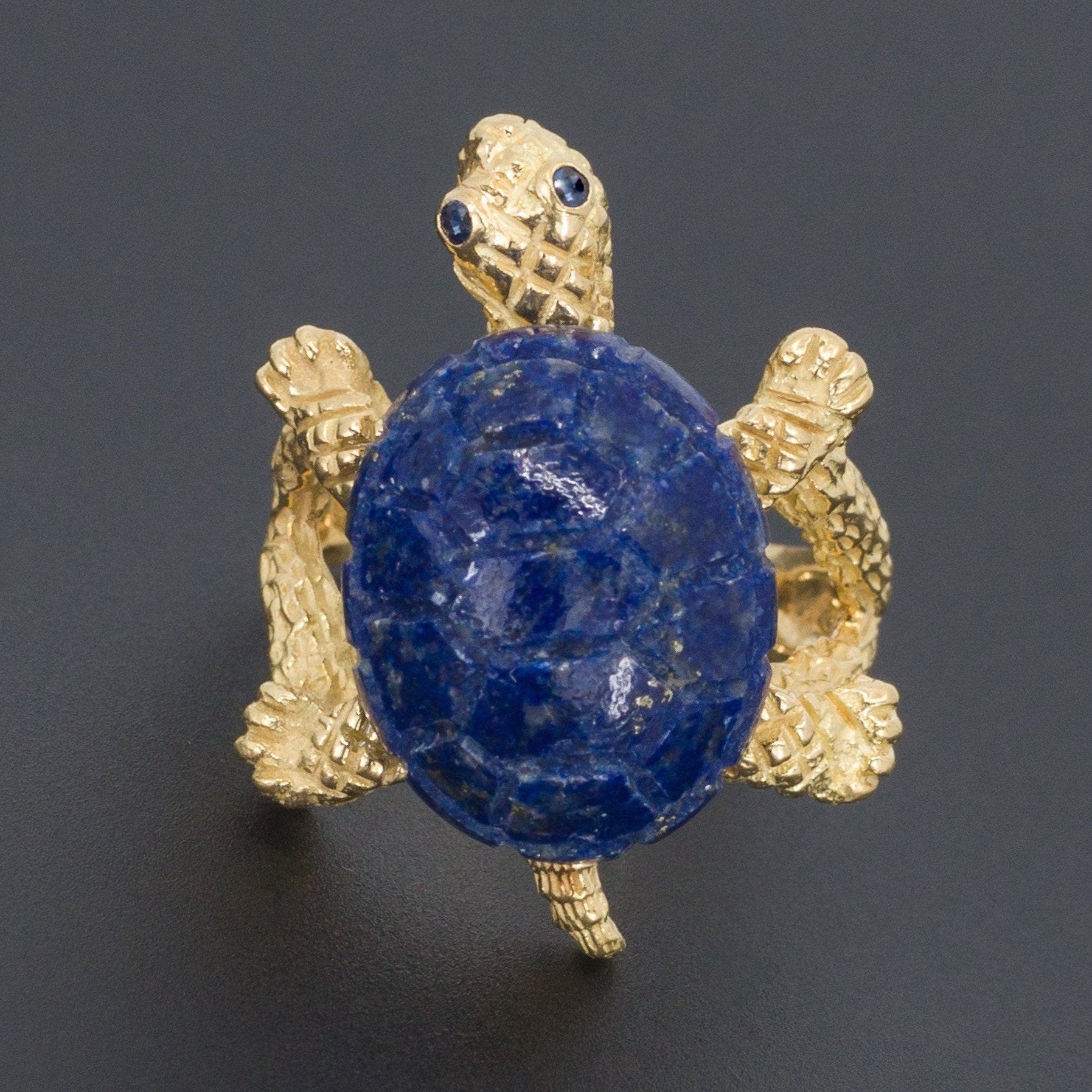 Turtle Ring | Vintage Turtle RIng-Trademark Antiques