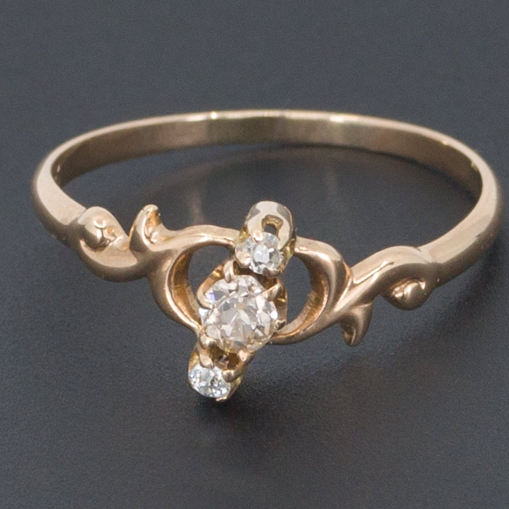 Antique Diamond Ring | Victorian Diamond Ring-Trademark Antiques