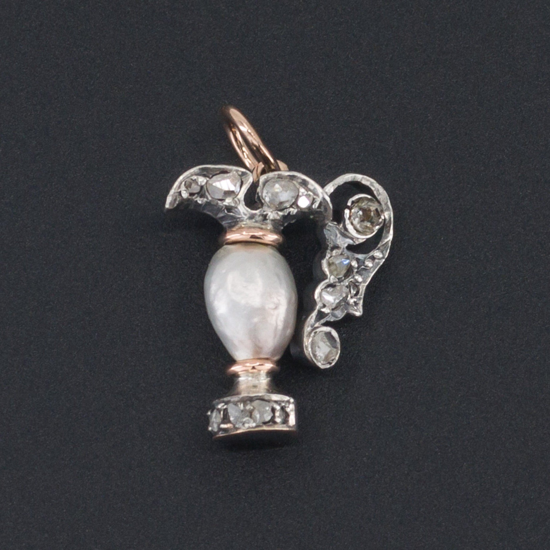 Antique Diamond Charm | Victorian Charm 