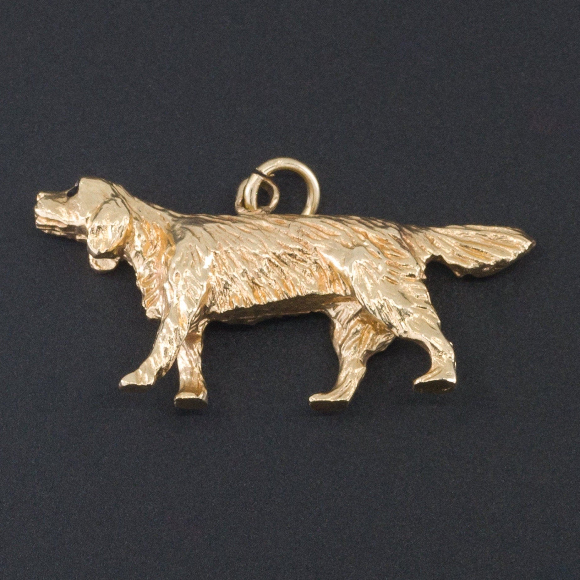Dog Charm | 14k Gold Charm 