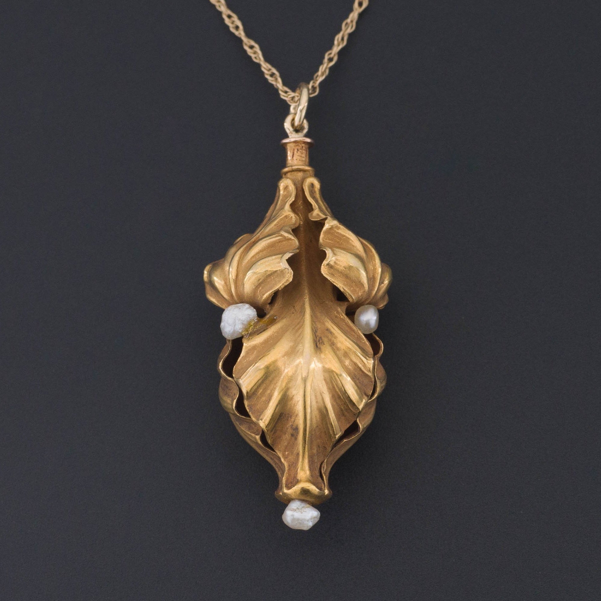 Iris Pendant | Antique Pin Conversion-Trademark Antiques