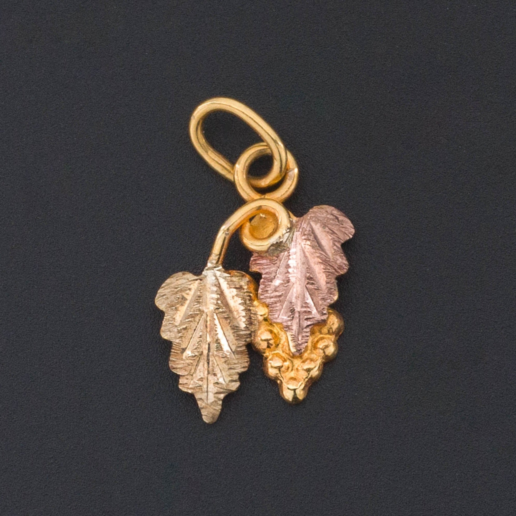 10k Gold Grapes Charm | Vintage Gold Charm-Trademark Antiques