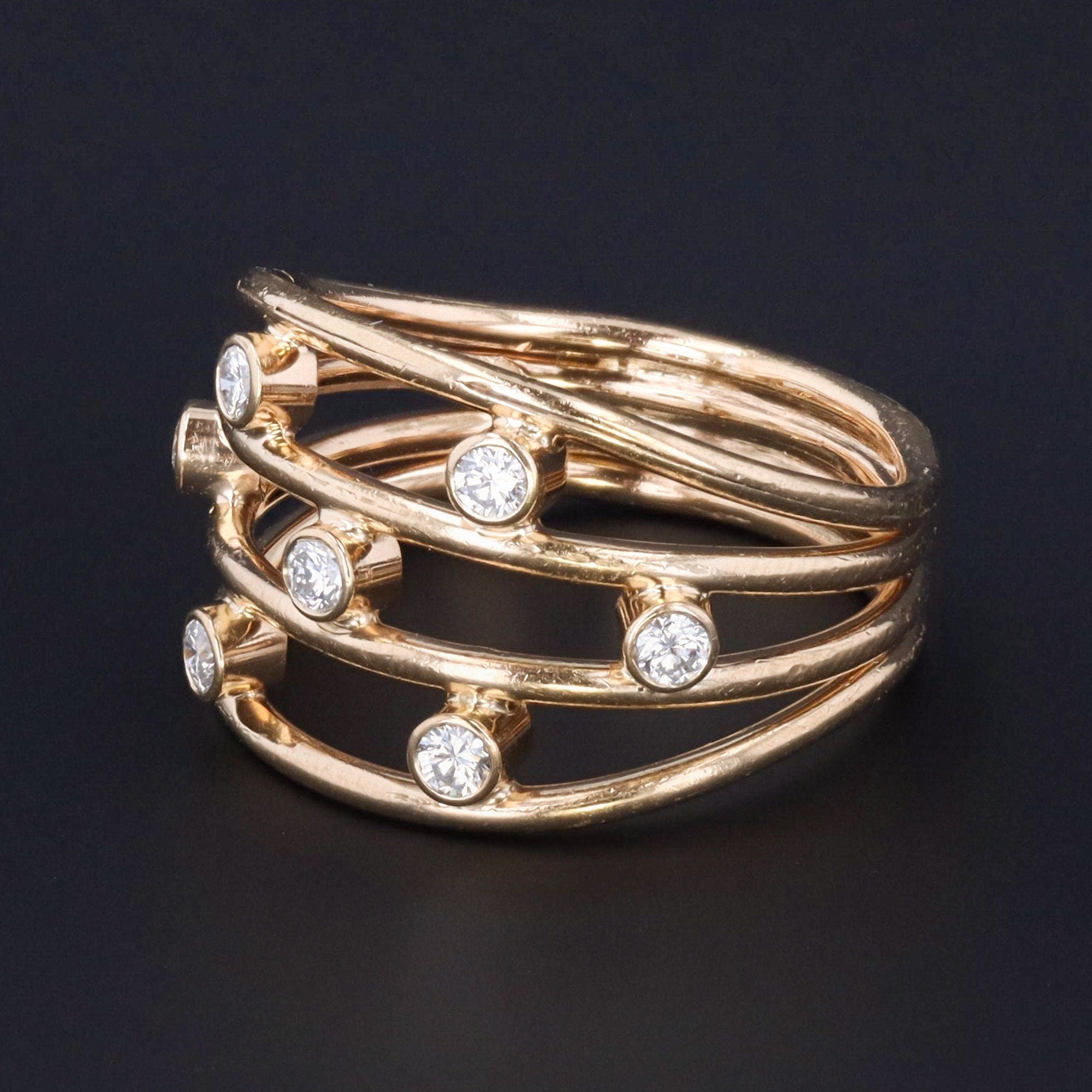 Vintage Diamond Ring | 14k Gold Ring 