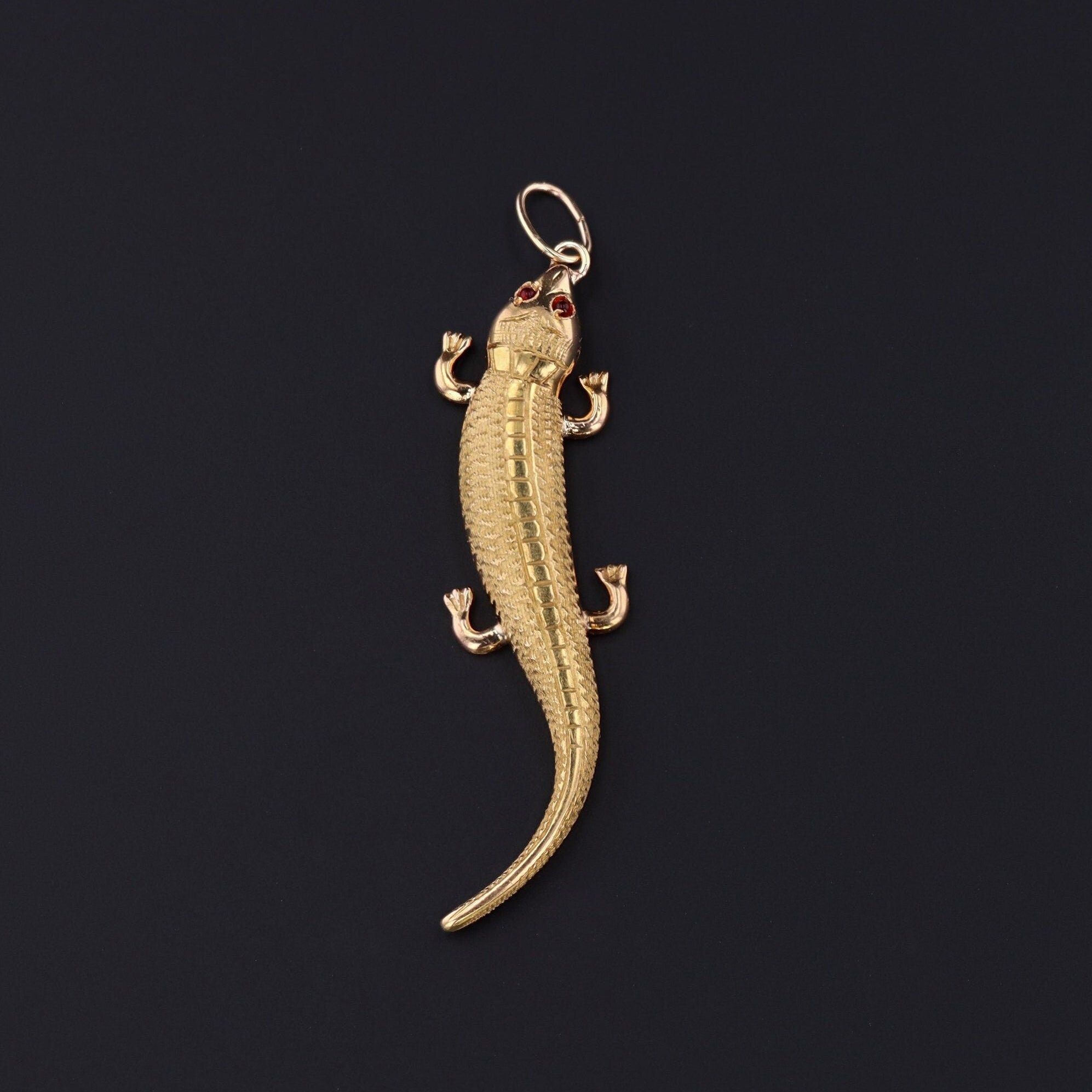 Lizard Pendant | Vintage Lizard Pendant 