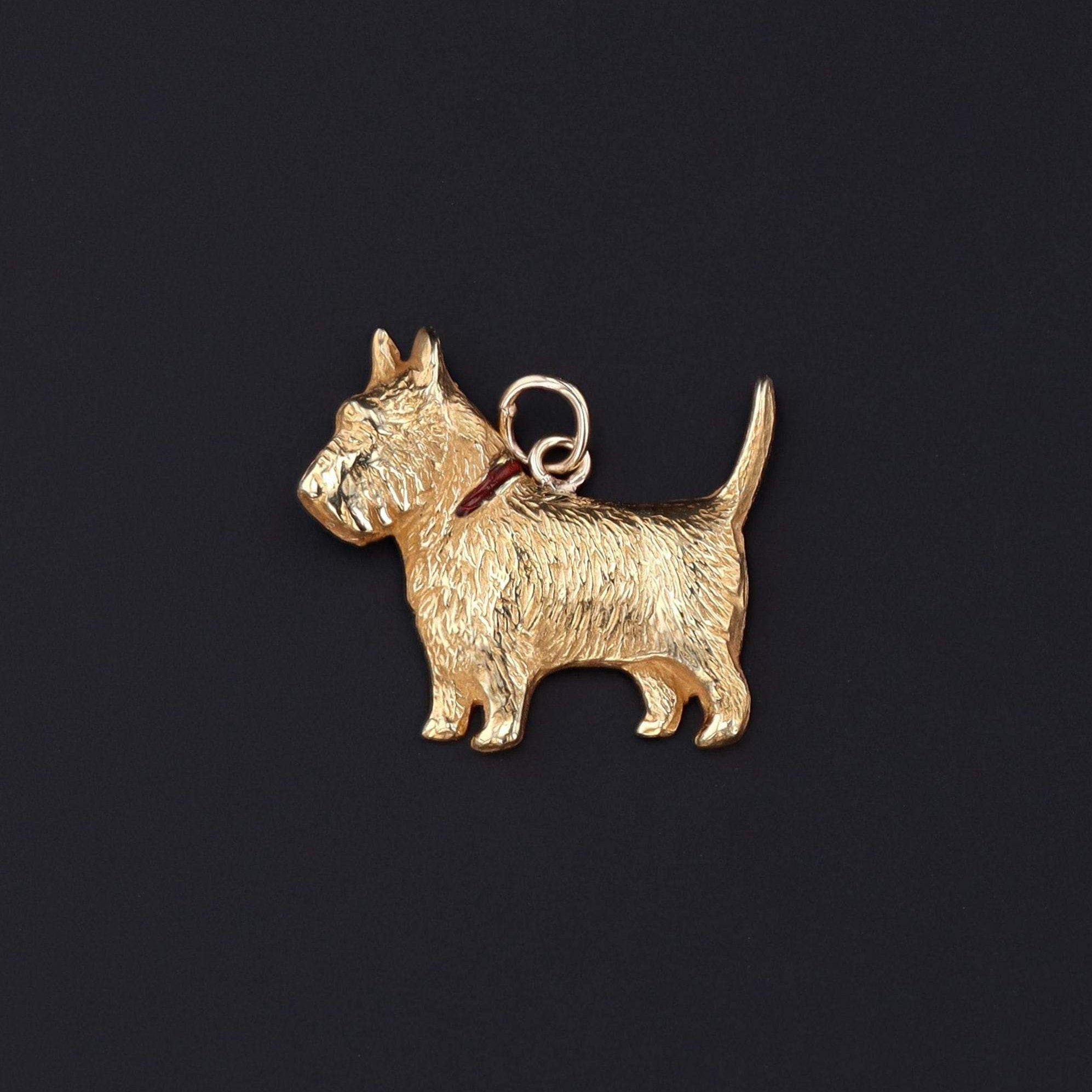 Vintage Scottie Dog Charm | Dog Charm 