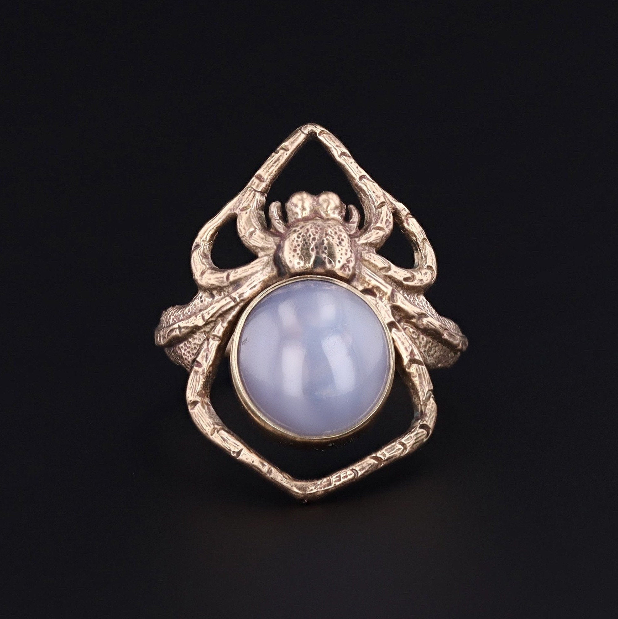 Spider Ring | 14k Gold Star Sapphire Spider Ring 