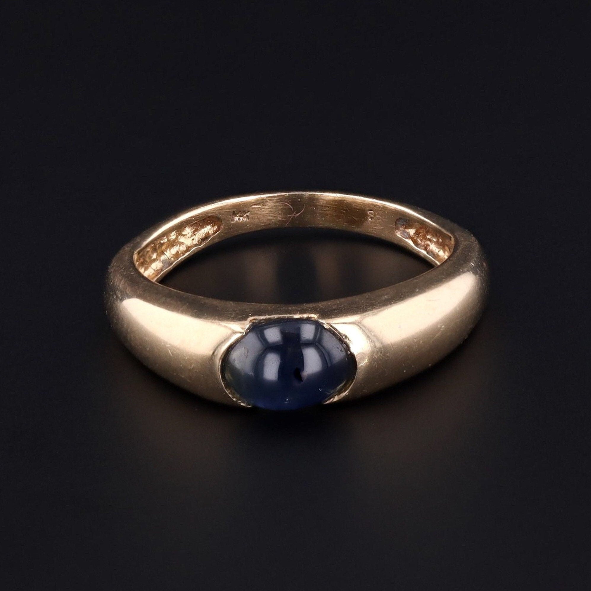 Vintage Sapphire Ring | Vintage Band Ring 