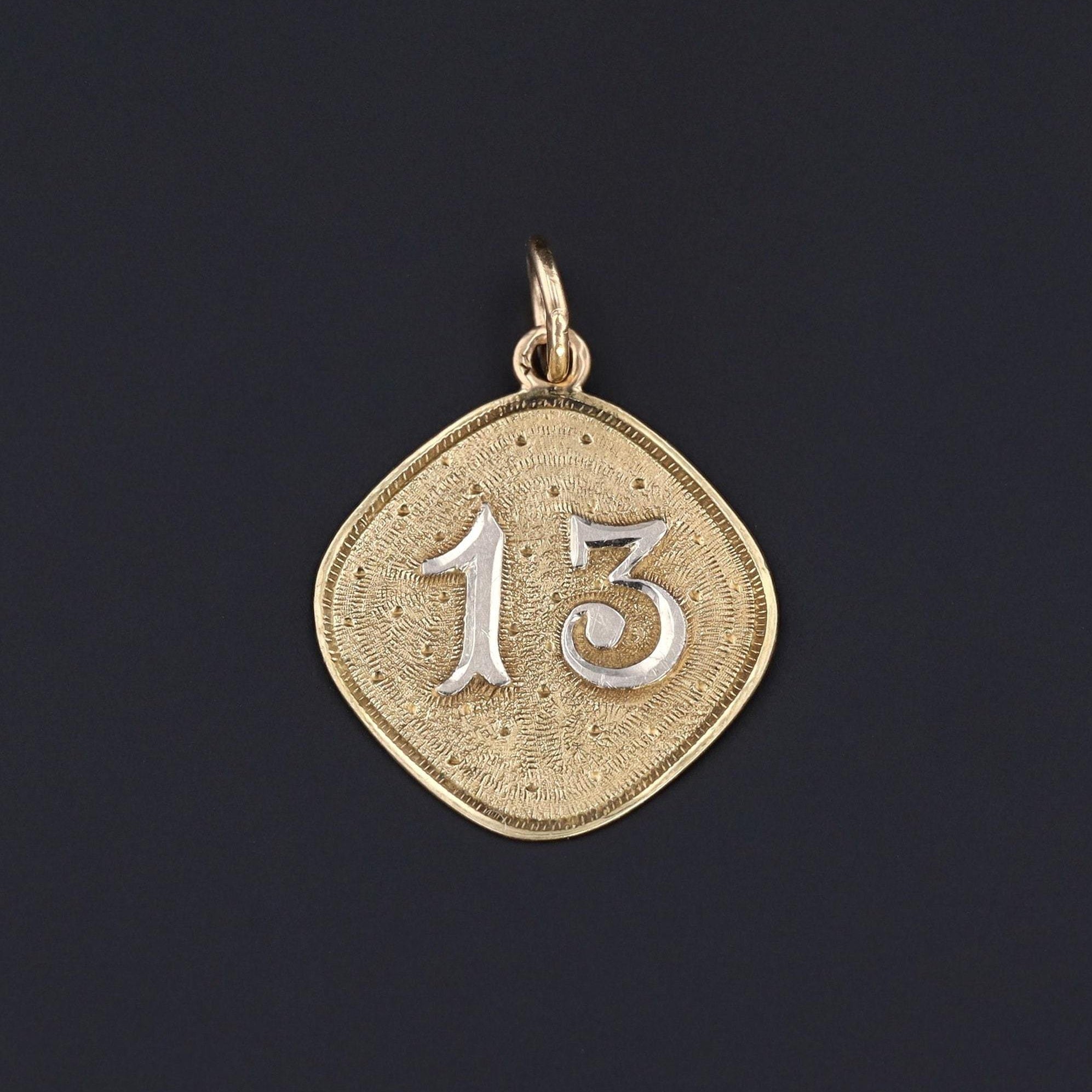 Number 13 Charm | Good Luck Charm 