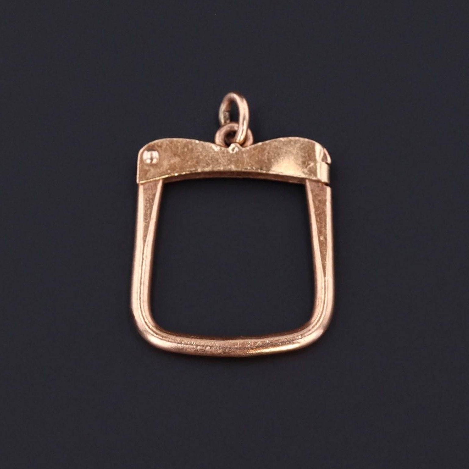 Charm Holder | 14k Gold Pendant or Charm Holder 